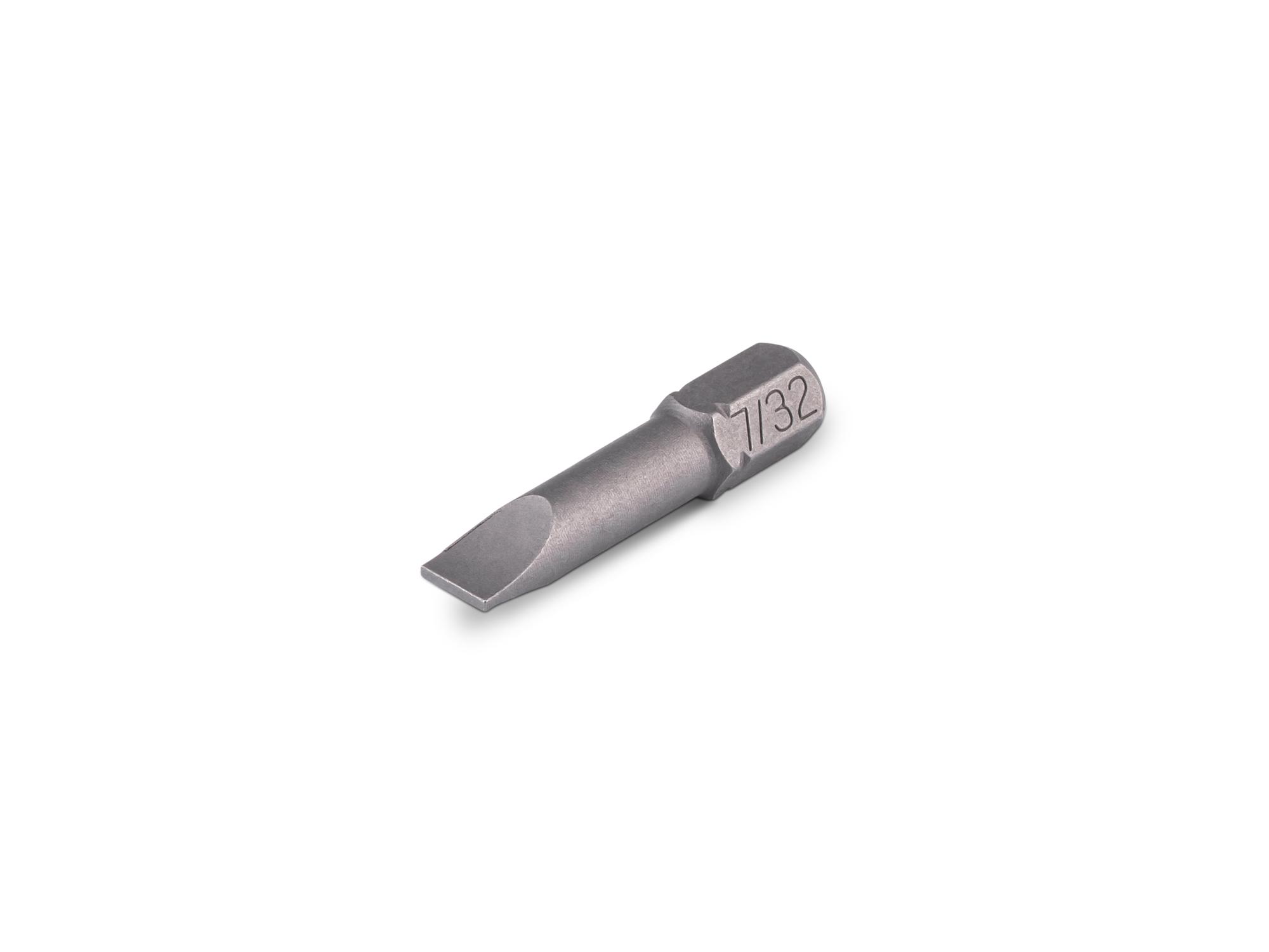 TEKTON 7/32 Inch Slotted Insert Bit, 1.18 Inch Length (1/4 in. Hex Shank)