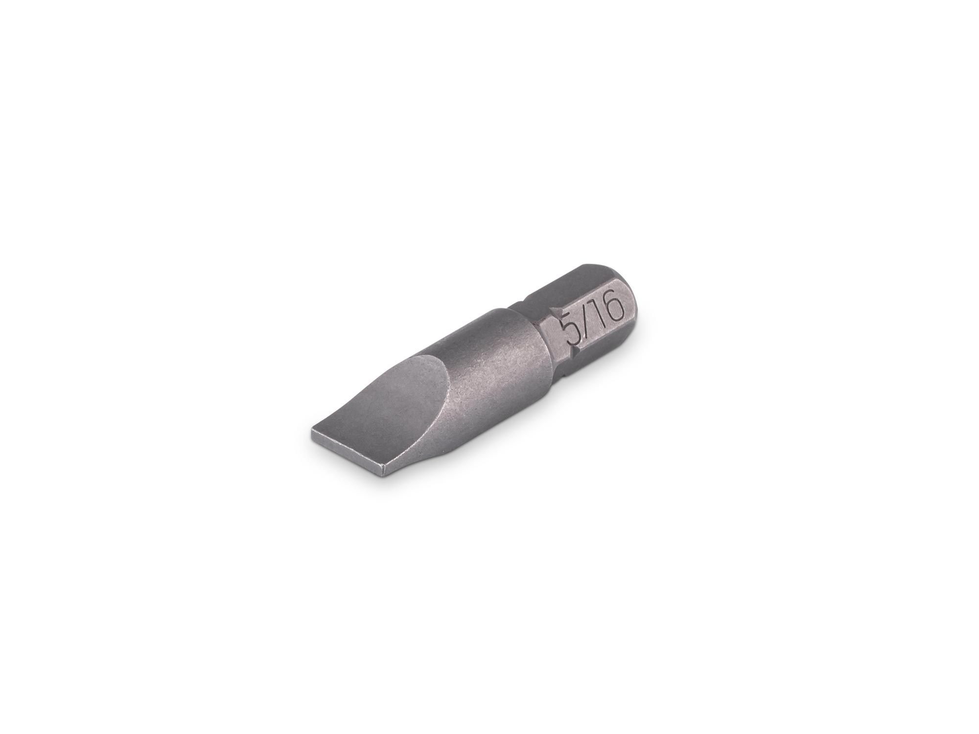 TEKTON 5/16 Inch Slotted Insert Bit, 1.18 Inch Length (1/4 in. Hex Shank)