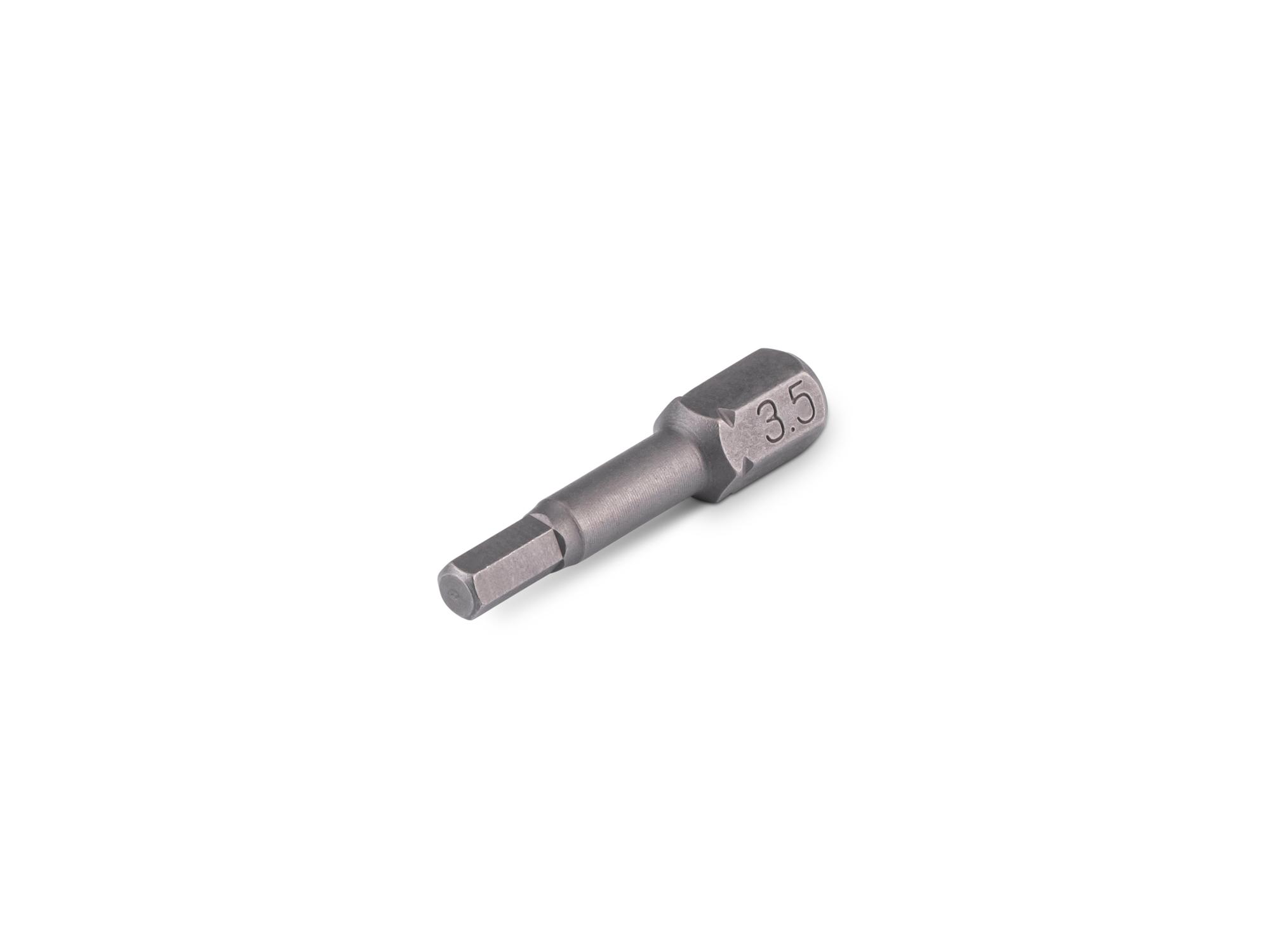 TEKTON 3.5 mm Hex Insert Bit, 1.18 Inch Length (1/4 in. Hex Shank)