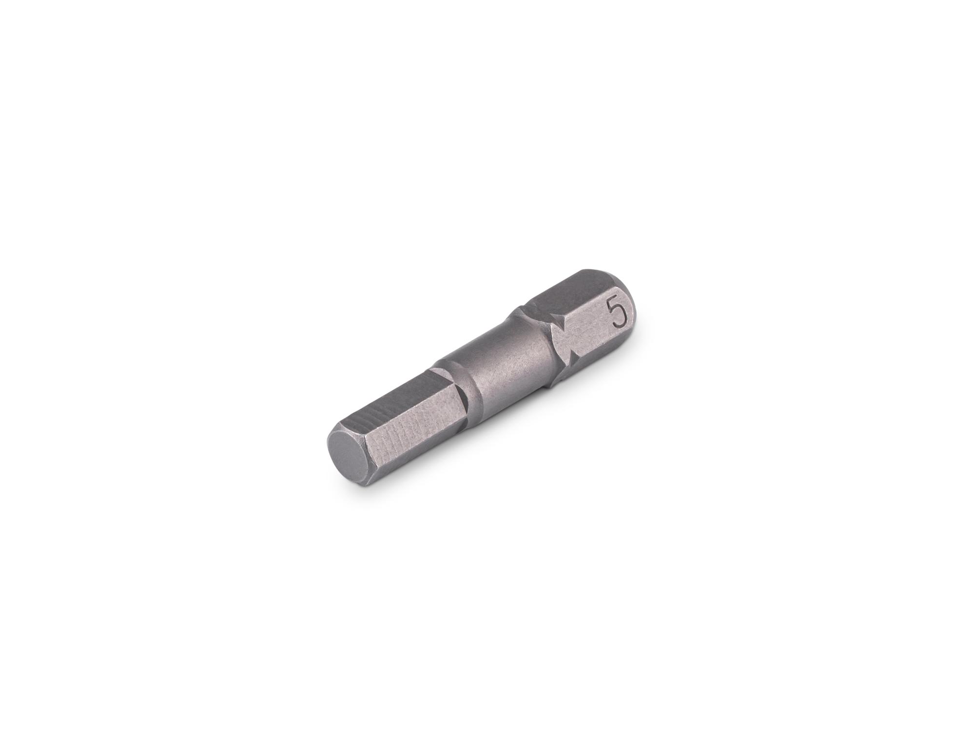 TEKTON 5 mm Hex Insert Bit, 1.18 Inch Length (1/4 in. Hex Shank)