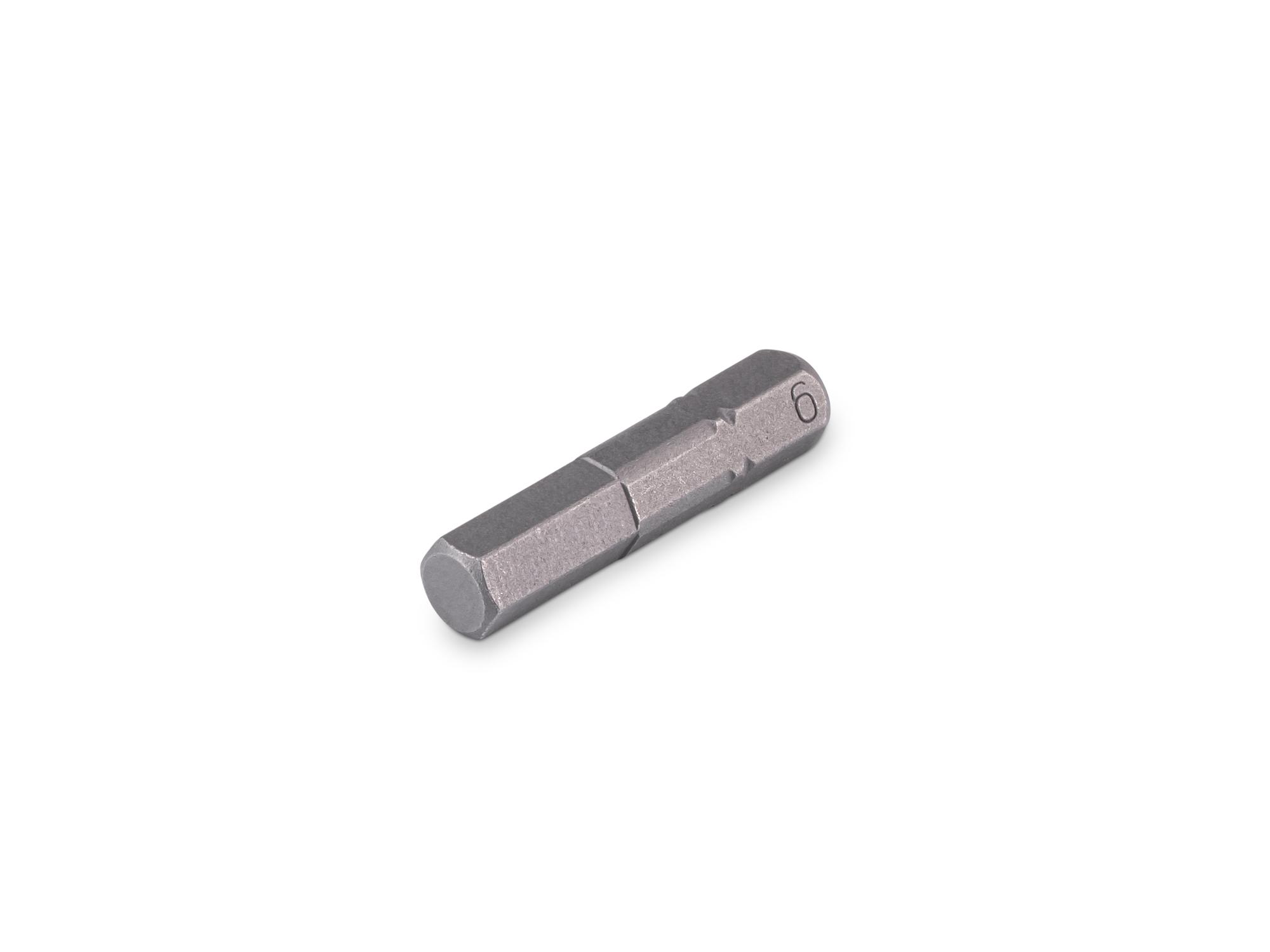 TEKTON 6 mm Hex Insert Bit, 1.18 Inch Length (1/4 in. Hex Shank)