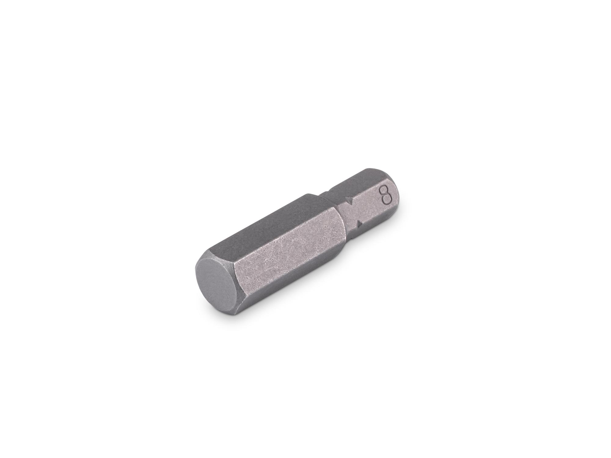 TEKTON 8 mm Hex Insert Bit, 1.18 Inch Length (1/4 in. Hex Shank)