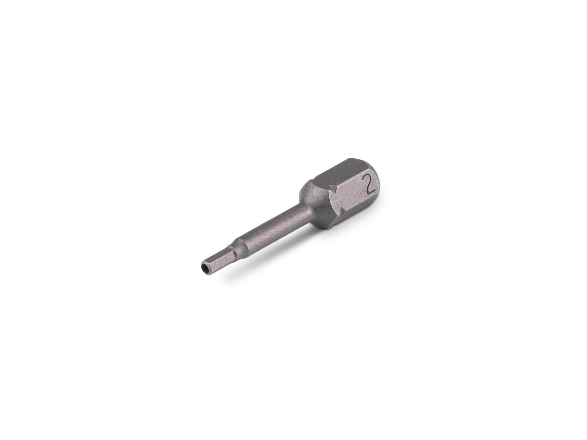 TEKTON 2 mm Tamper Hex Insert Bit, 1.18 Inch Length (1/4 in. Hex Shank)