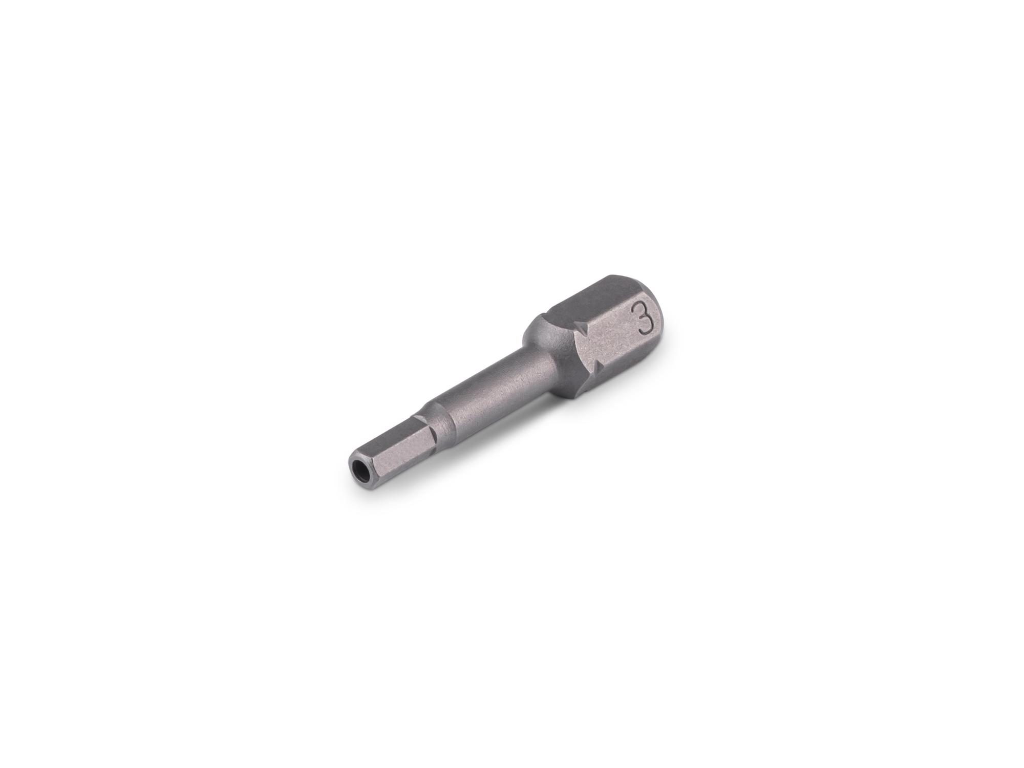 TEKTON 3 mm Tamper Hex Insert Bit, 1.18 Inch Length (1/4 in. Hex Shank)