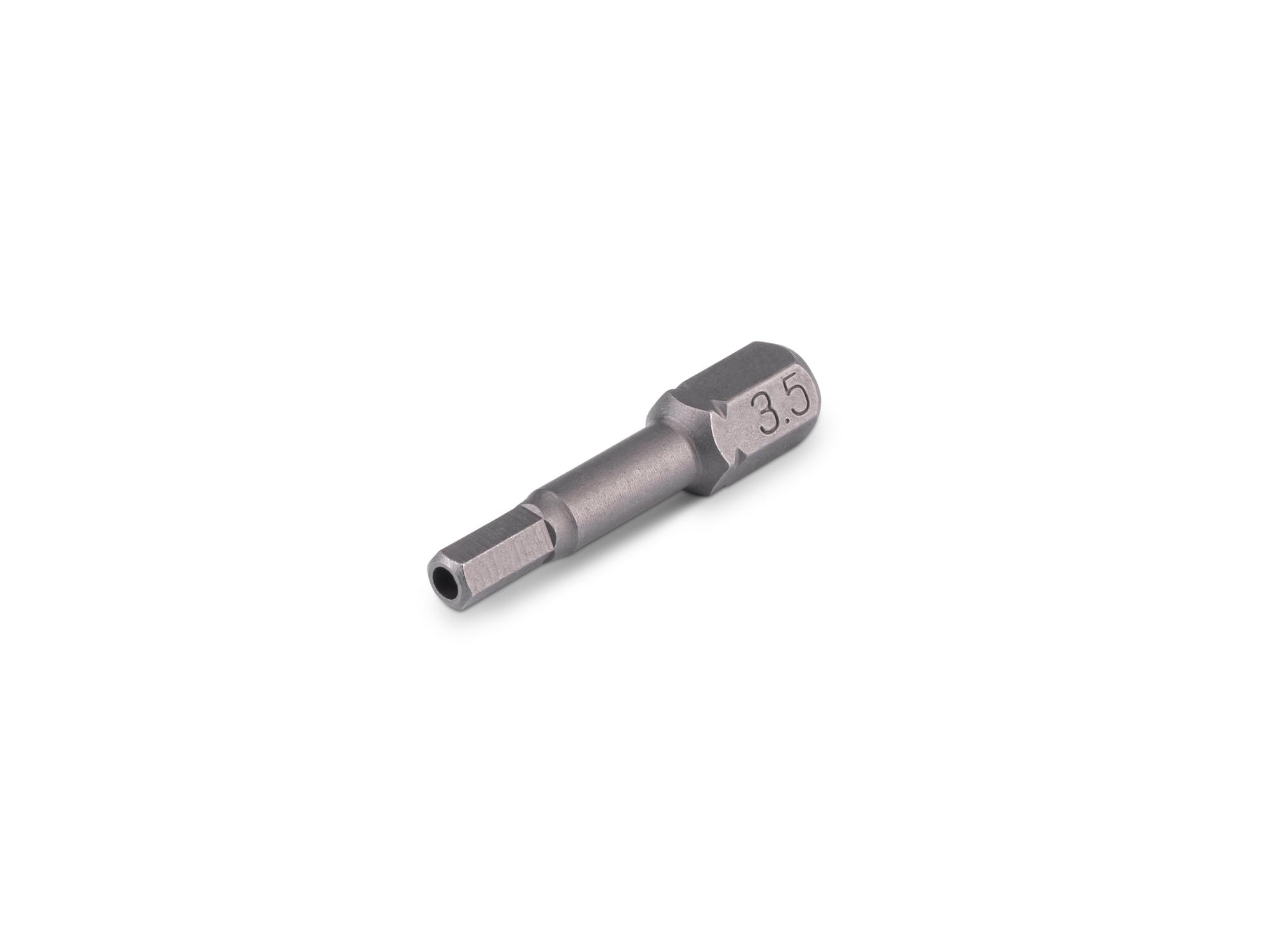 TEKTON 3.5 mm Tamper Hex Insert Bit, 1.18 Inch Length (1/4 in. Hex Shank)