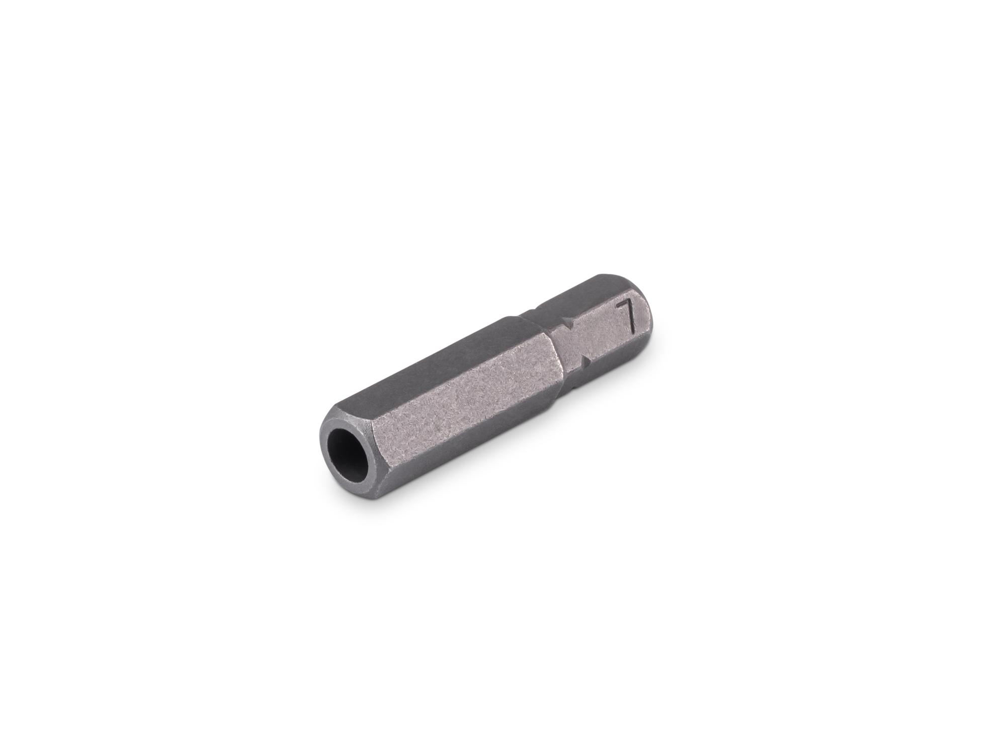 TEKTON 7 mm Tamper Hex Insert Bit, 1.18 Inch Length (1/4 in. Hex Shank)