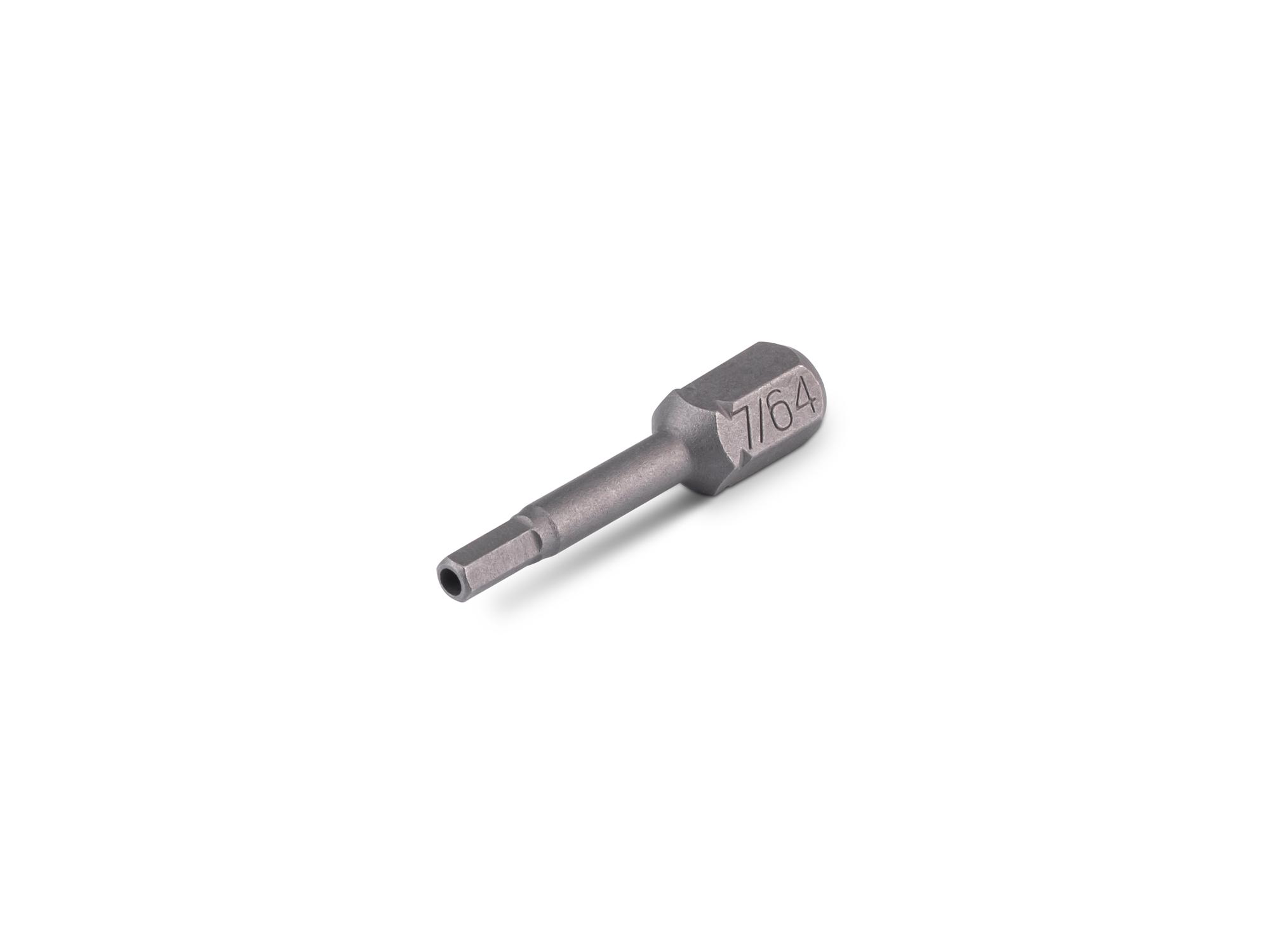 TEKTON 7/64 Inch Tamper Hex Insert Bit, 1.18 Inch Length (1/4 in. Hex Shank)