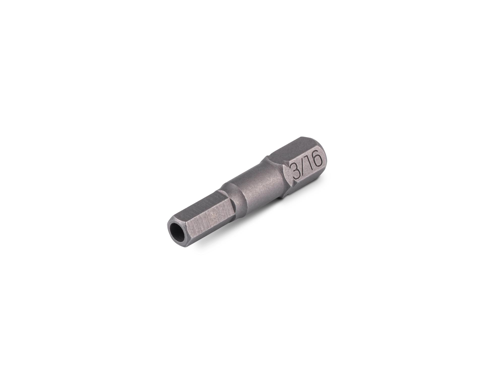 TEKTON 3/16 Inch Tamper Hex Insert Bit, 1.18 Inch Length (1/4 in. Hex Shank)