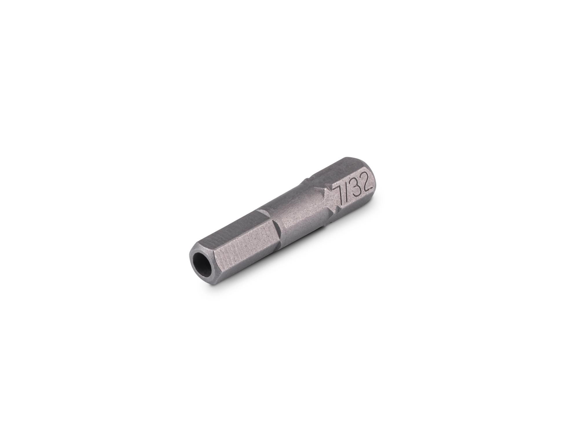 TEKTON 7/32 Inch Tamper Hex Insert Bit, 1.18 Inch Length (1/4 in. Hex Shank)