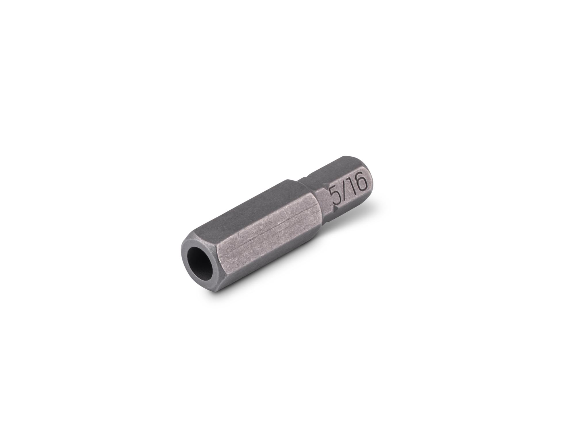 TEKTON 5/16 Inch Tamper Hex Insert Bit, 1.18 Inch Length (1/4 in. Hex Shank)