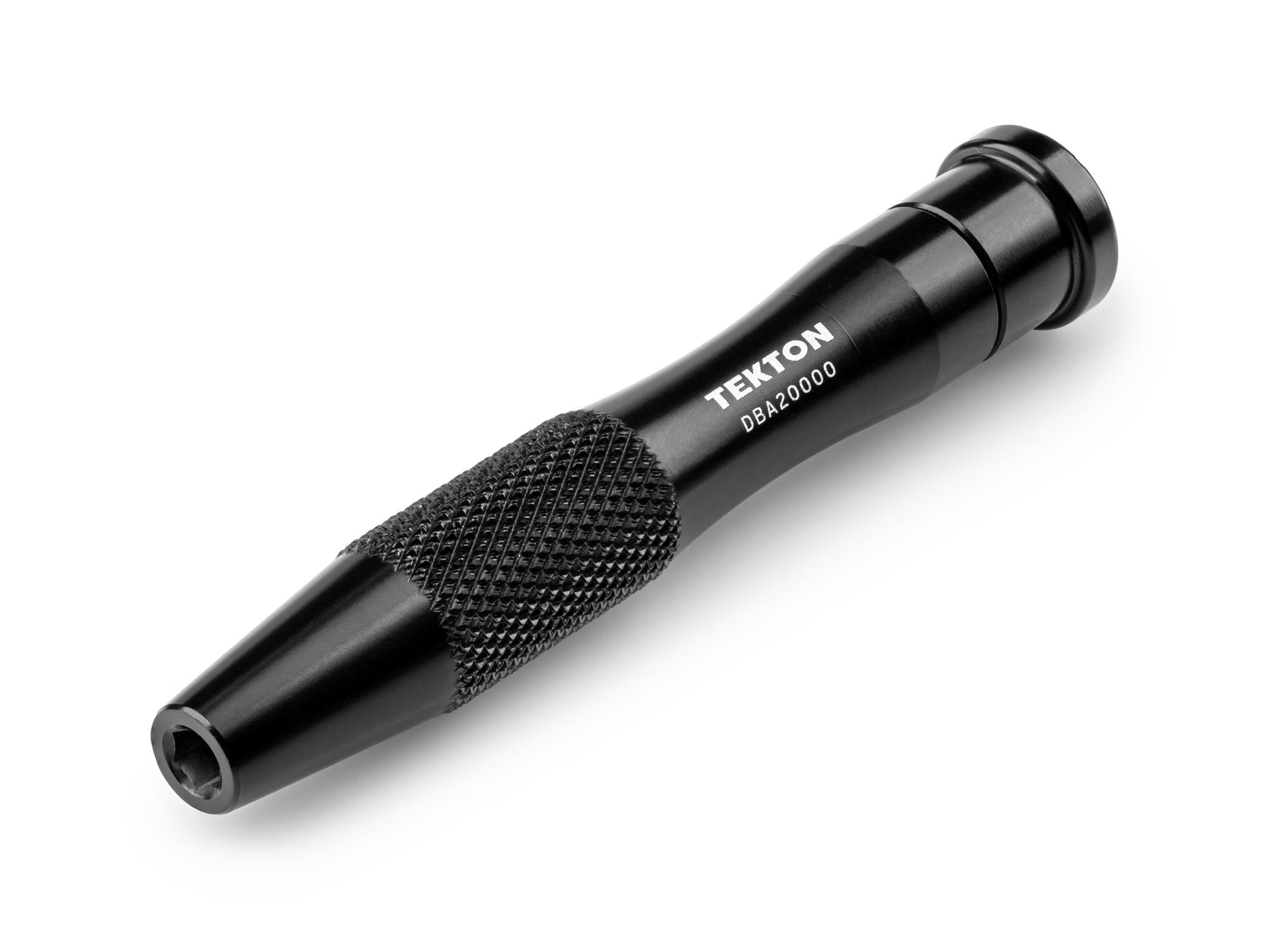 Front-right angle view of Tekton multi-bit driver. Item #DBA20000