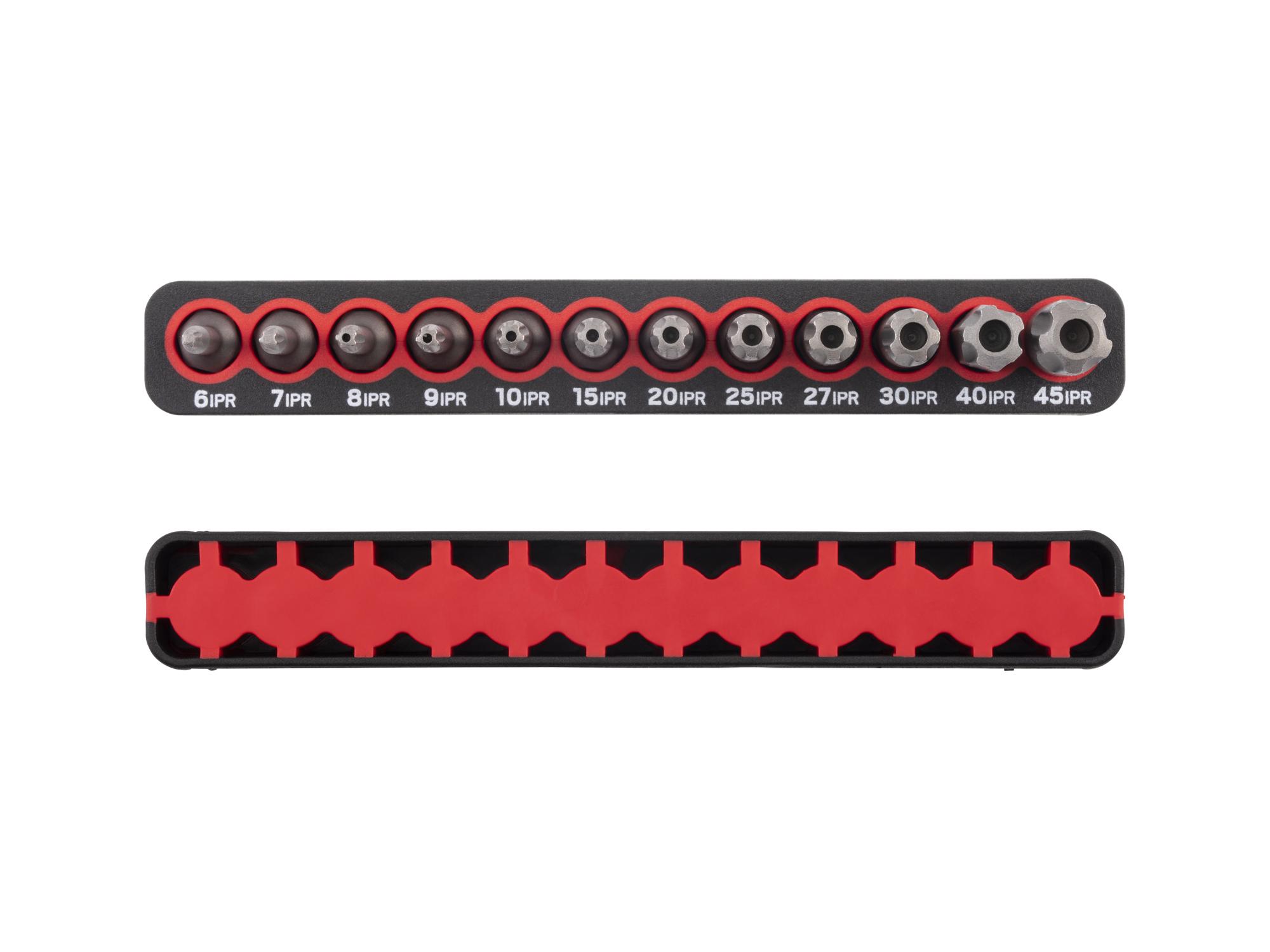 Side view of Tekton rail bit set. Item #DZB93002