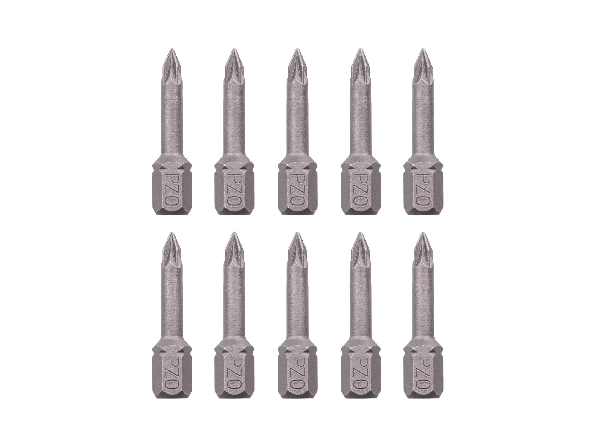 TEKTON PZ0 Pozidriv Insert Bits, 1.18 Inch Length (10-Pack) - 1/4 in. Hex Shank