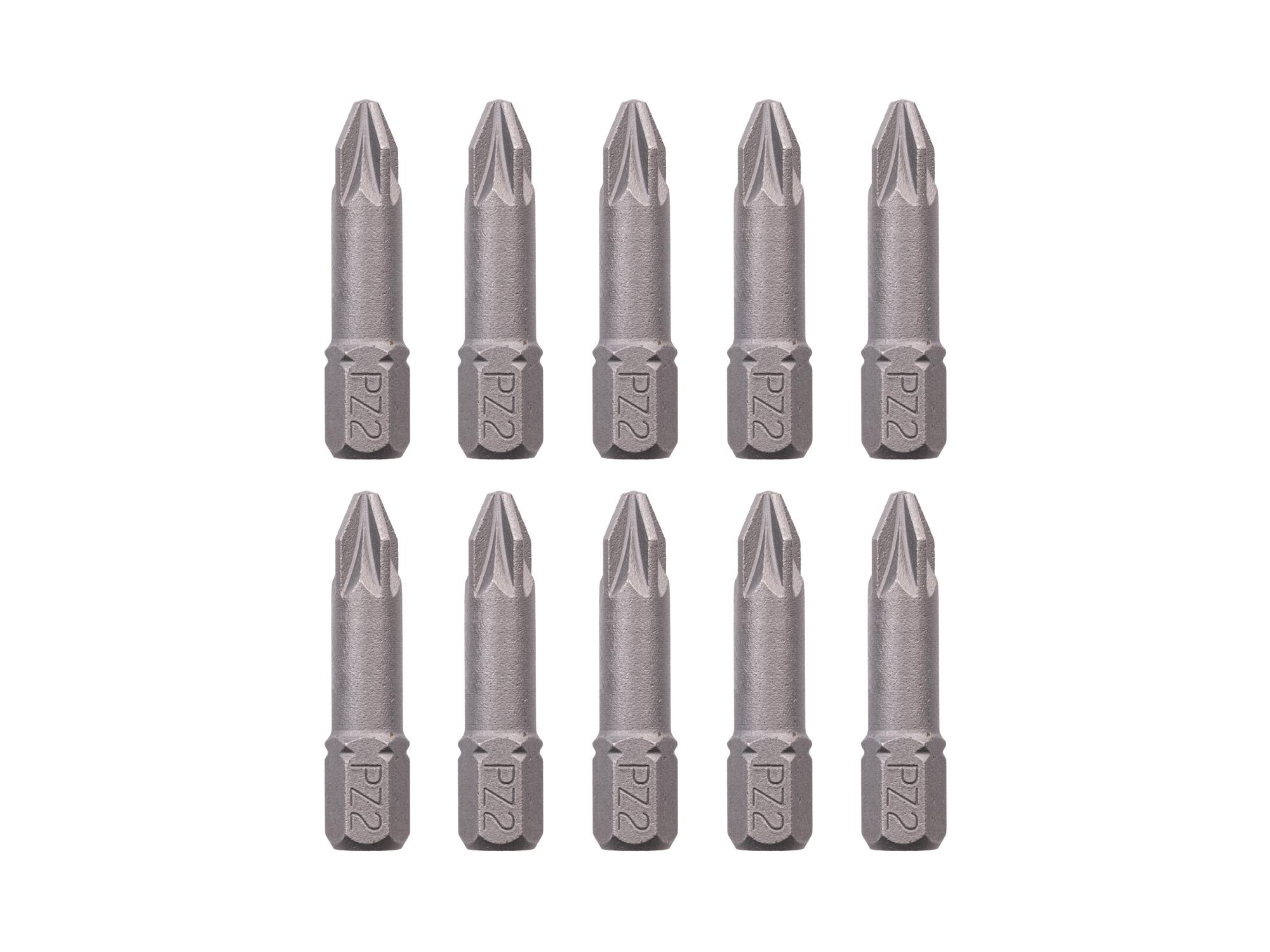 TEKTON PZ2 Pozidriv Insert Bits, 1.18 Inch Length (10-Pack) - 1/4 in. Hex Shank