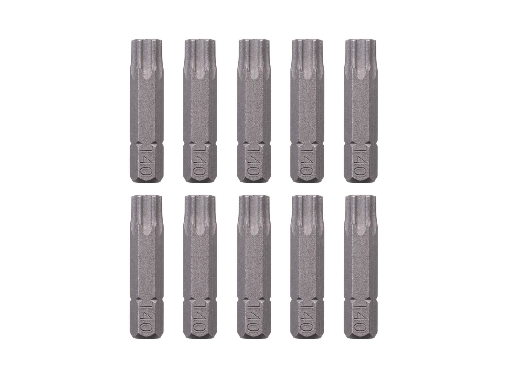 T40 Star Insert Bits, 1.18 in. Length (10-Pack) | TEKTON