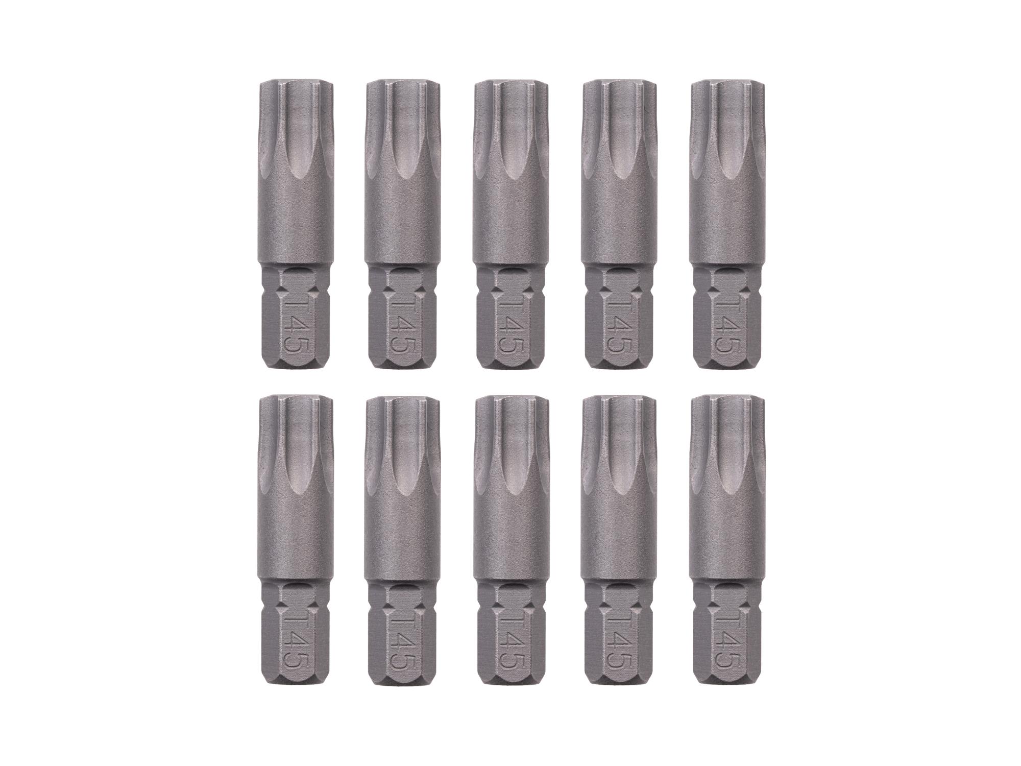 TEKTON T45 Star Insert Bits, 1.18 Inch Length (10-Pack) - 1/4 in. Hex Shank