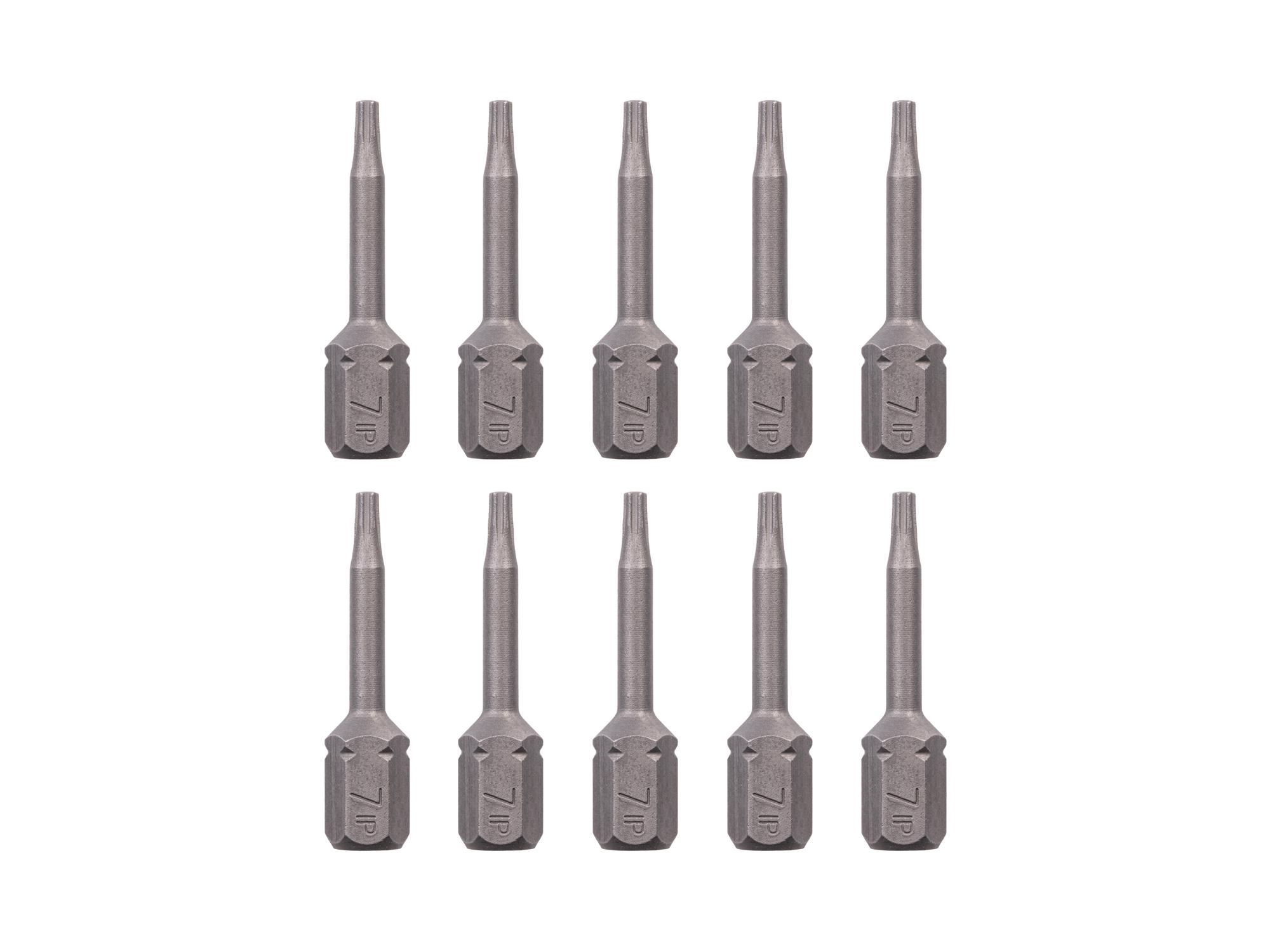 TEKTON 7IP Star Plus Insert Bits, 1.18 Inch Length (10-Pack) - 1/4 in. Hex Shank