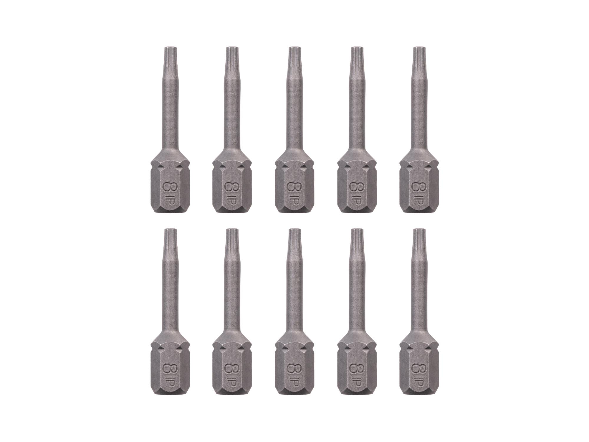 TEKTON 8IP Star Plus Insert Bits, 1.18 Inch Length (10-Pack) - 1/4 in. Hex Shank
