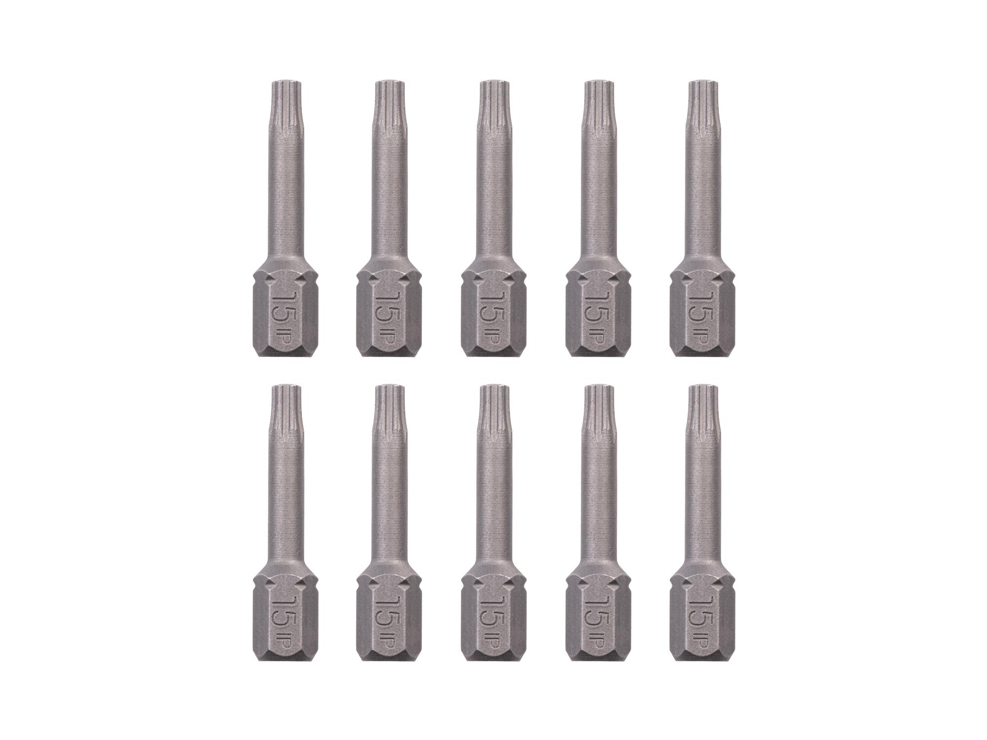 TEKTON 15IP Star Plus Insert Bits, 1.18 Inch Length (10-Pack) - 1/4 in. Hex Shank
