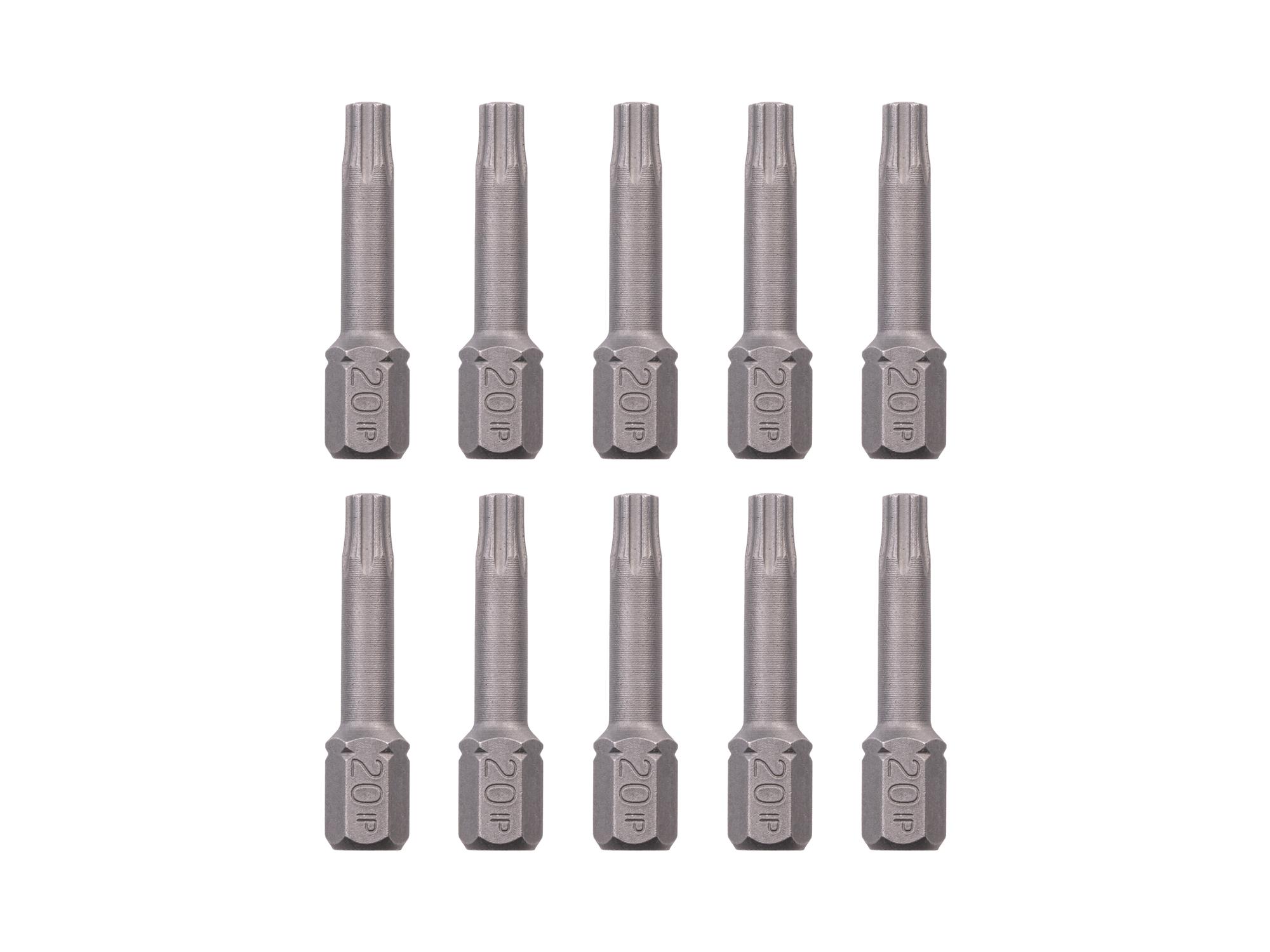 TEKTON 20IP Star Plus Insert Bits, 1.18 Inch Length (10-Pack) - 1/4 in. Hex Shank