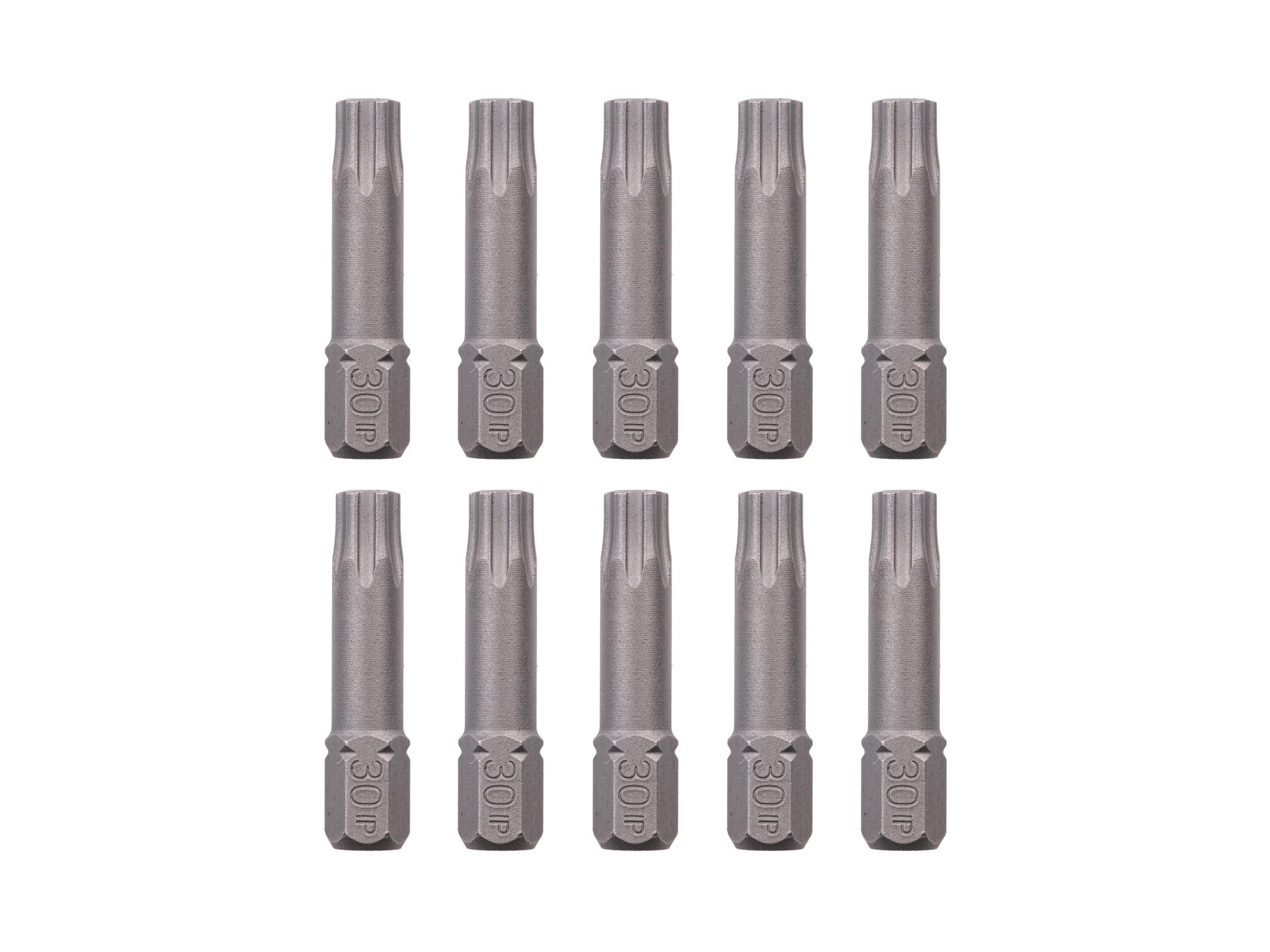 TEKTON 30IP Star Plus Insert Bits, 1.18 Inch Length (10-Pack) - 1/4 in. Hex Shank