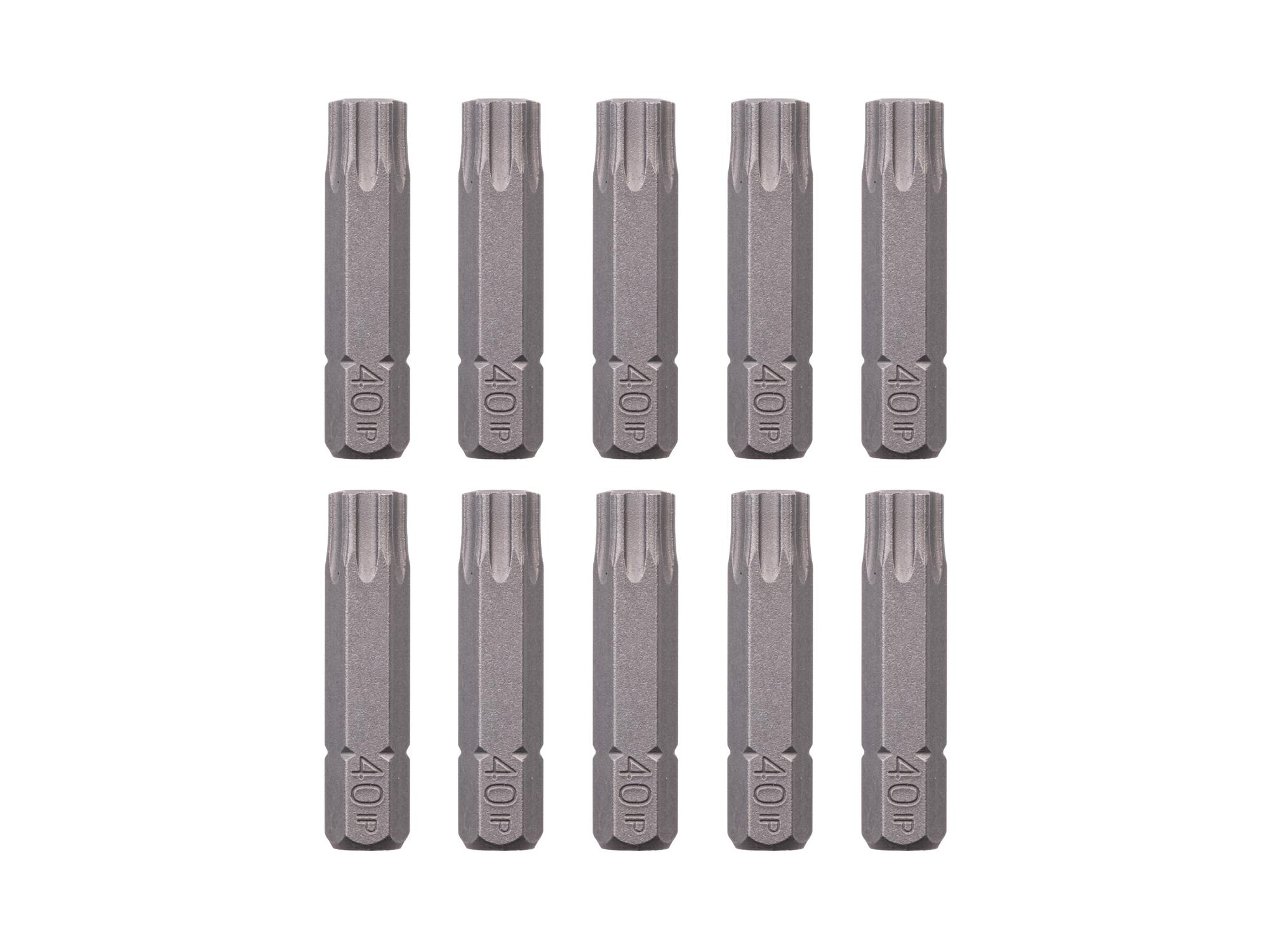TEKTON 40IP Star Plus Insert Bits, 1.18 Inch Length (10-Pack) - 1/4 in. Hex Shank