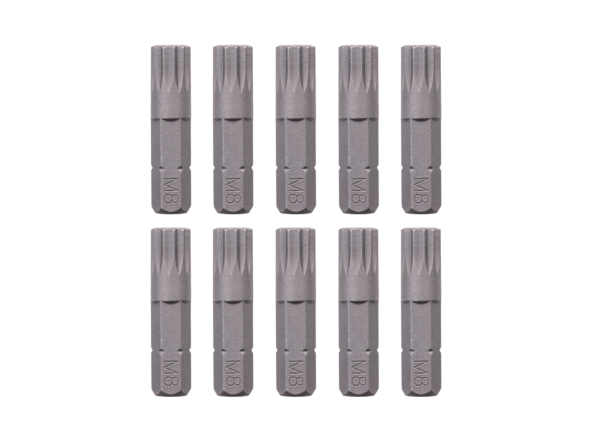 M8 Triple Square Insert Bits, 1.18 in. Length (10-Pack) | TEKTON