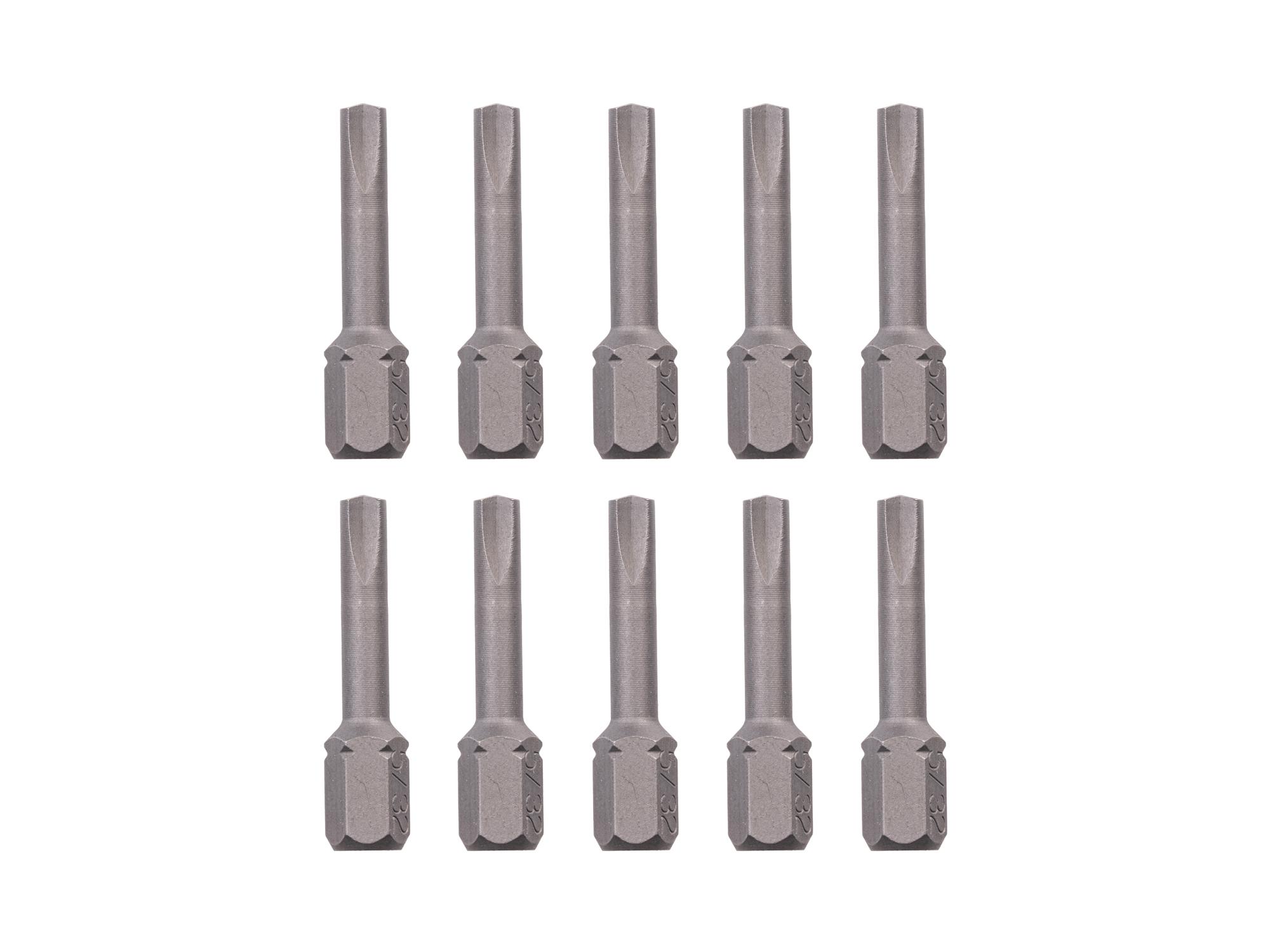 TEKTON 5/32 Inch Clutch Insert Bits, 1.18 Inch Length (10-Pack) - 1/4 in. Hex Shank