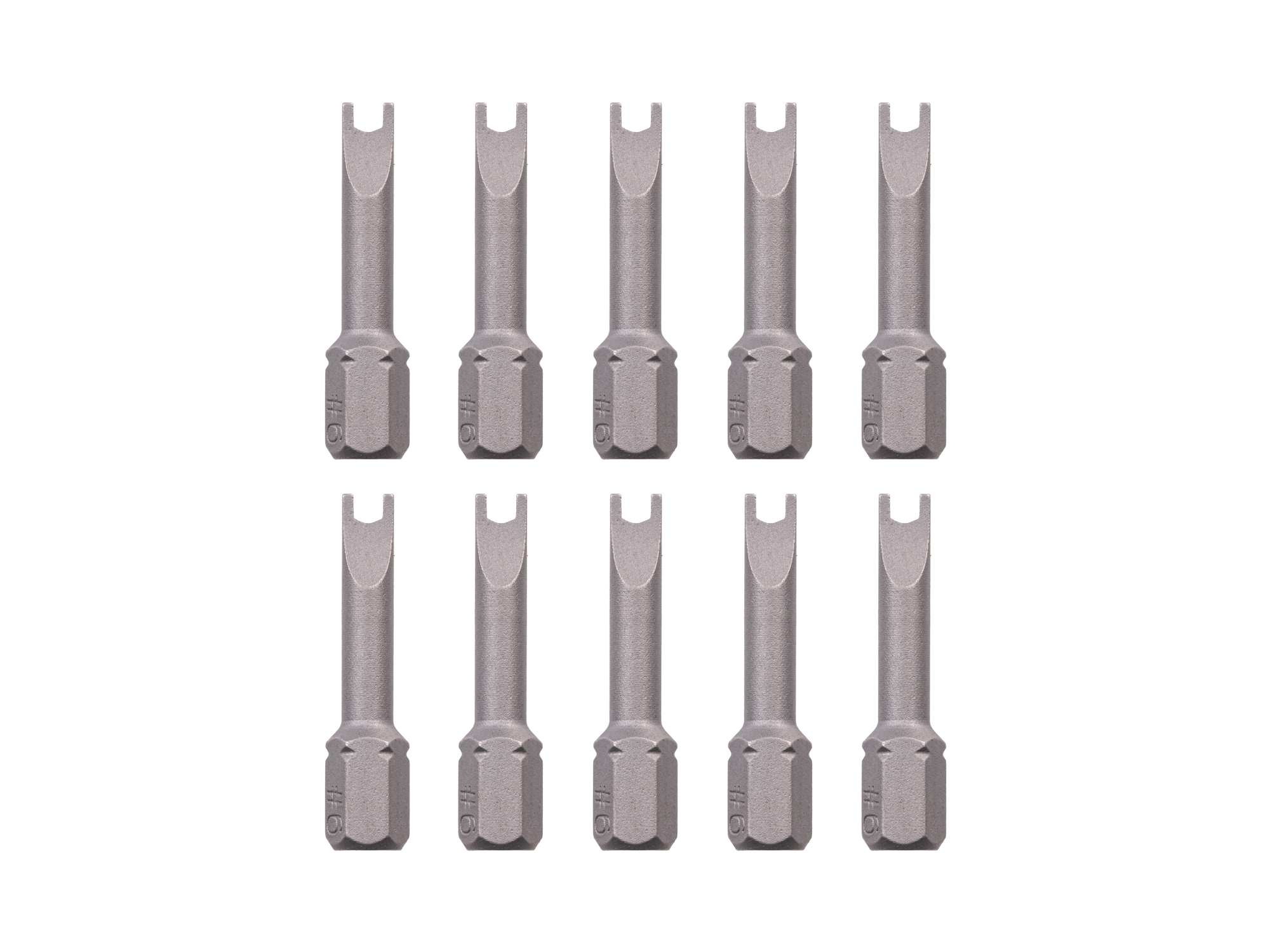 #6 Spanner Insert Bits, 1.18 in. Length (10-Pack) | TEKTON