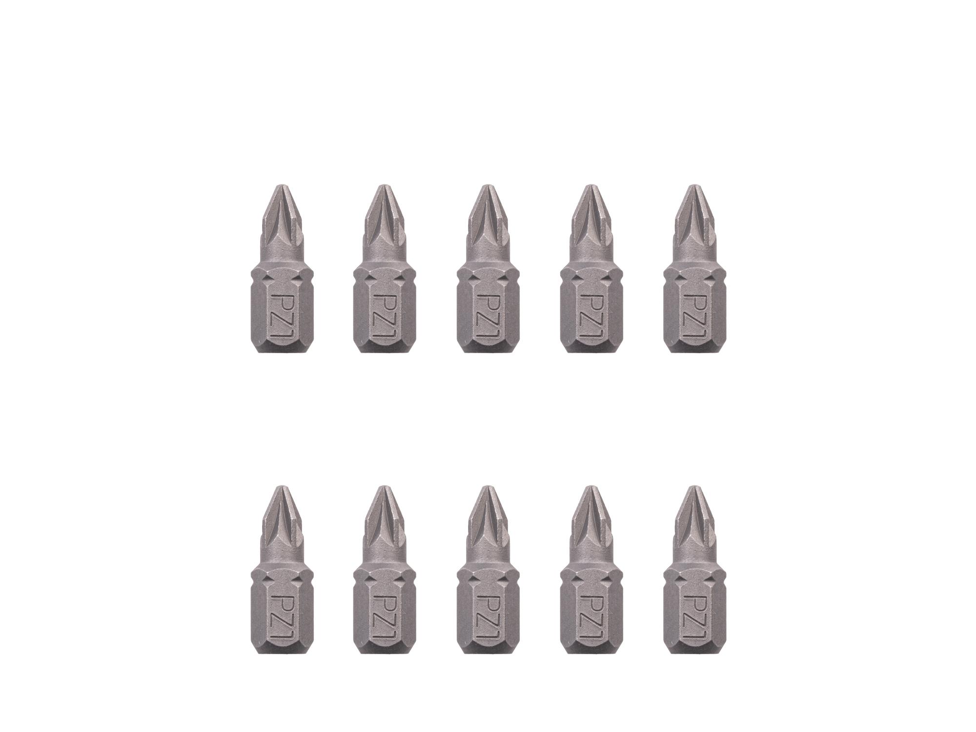 TEKTON PZ1 Pozidriv Insert Bits, 0.75 Inch Length (10-Pack) - 1/4 in. Hex Shank
