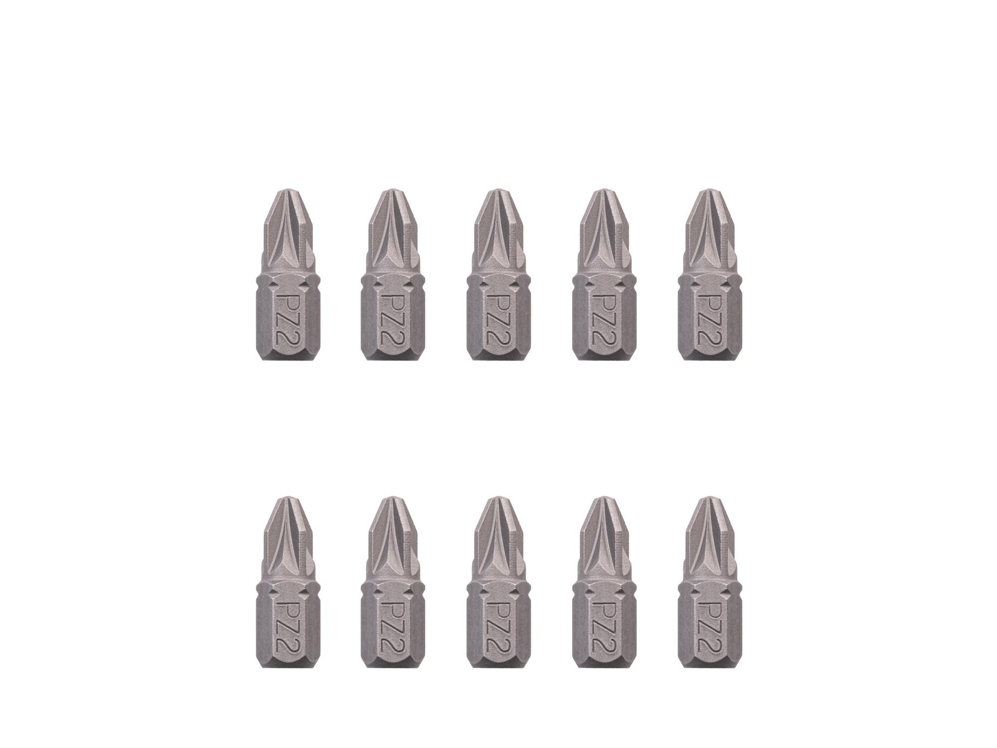 TEKTON PZ2 Pozidriv Insert Bits, 0.75 Inch Length (10-Pack) - 1/4 in. Hex Shank