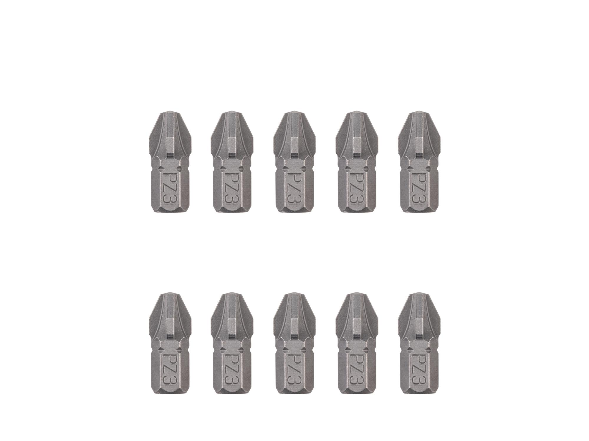 TEKTON PZ3 Pozidriv Insert Bits, 0.75 Inch Length (10-Pack) - 1/4 in. Hex Shank