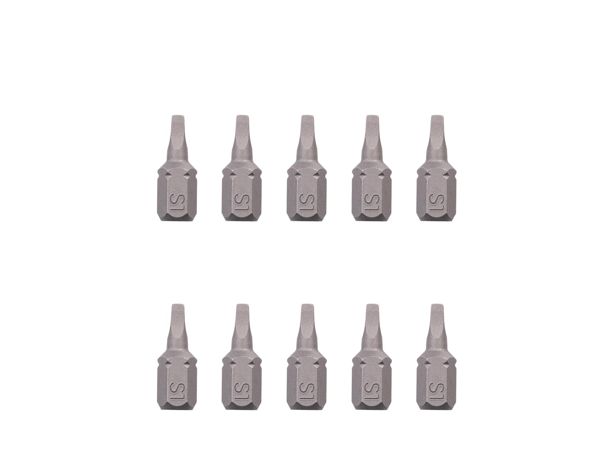 TEKTON S1 Square Insert Bits, 0.75 Inch Length (10-Pack) - 1/4 in. Hex Shank
