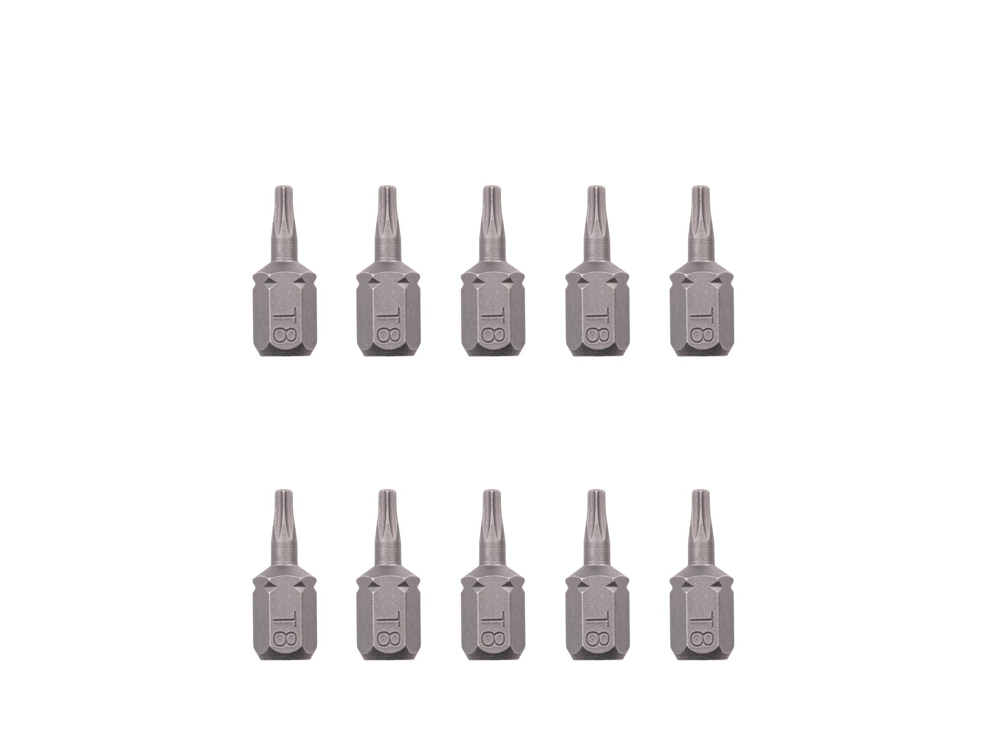 TEKTON T8 Star Insert Bits, 0.75 Inch Length (10-Pack) - 1/4 in. Hex Shank