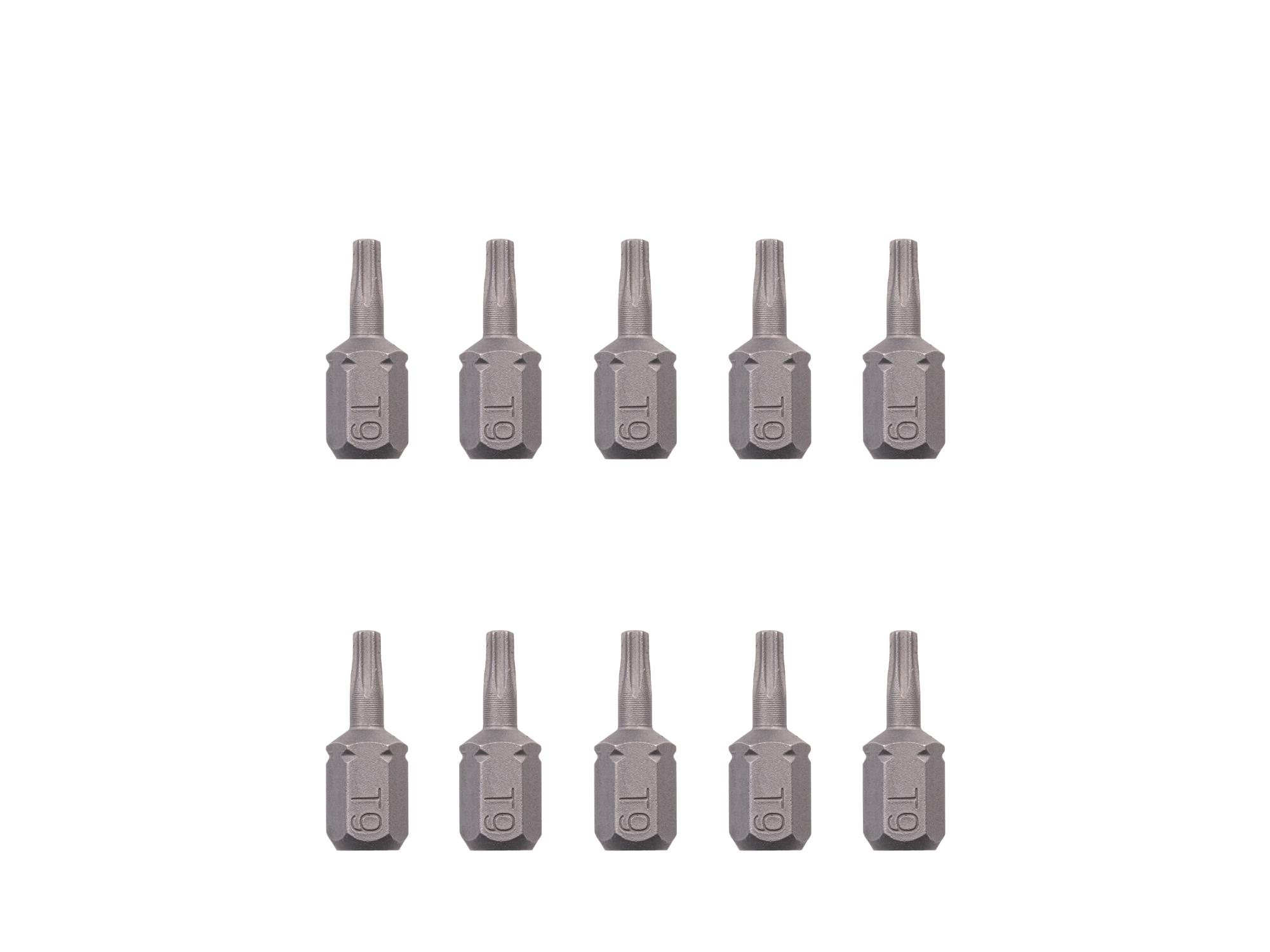 TEKTON T9 Star Insert Bits, 0.75 Inch Length (10-Pack) - 1/4 in. Hex Shank