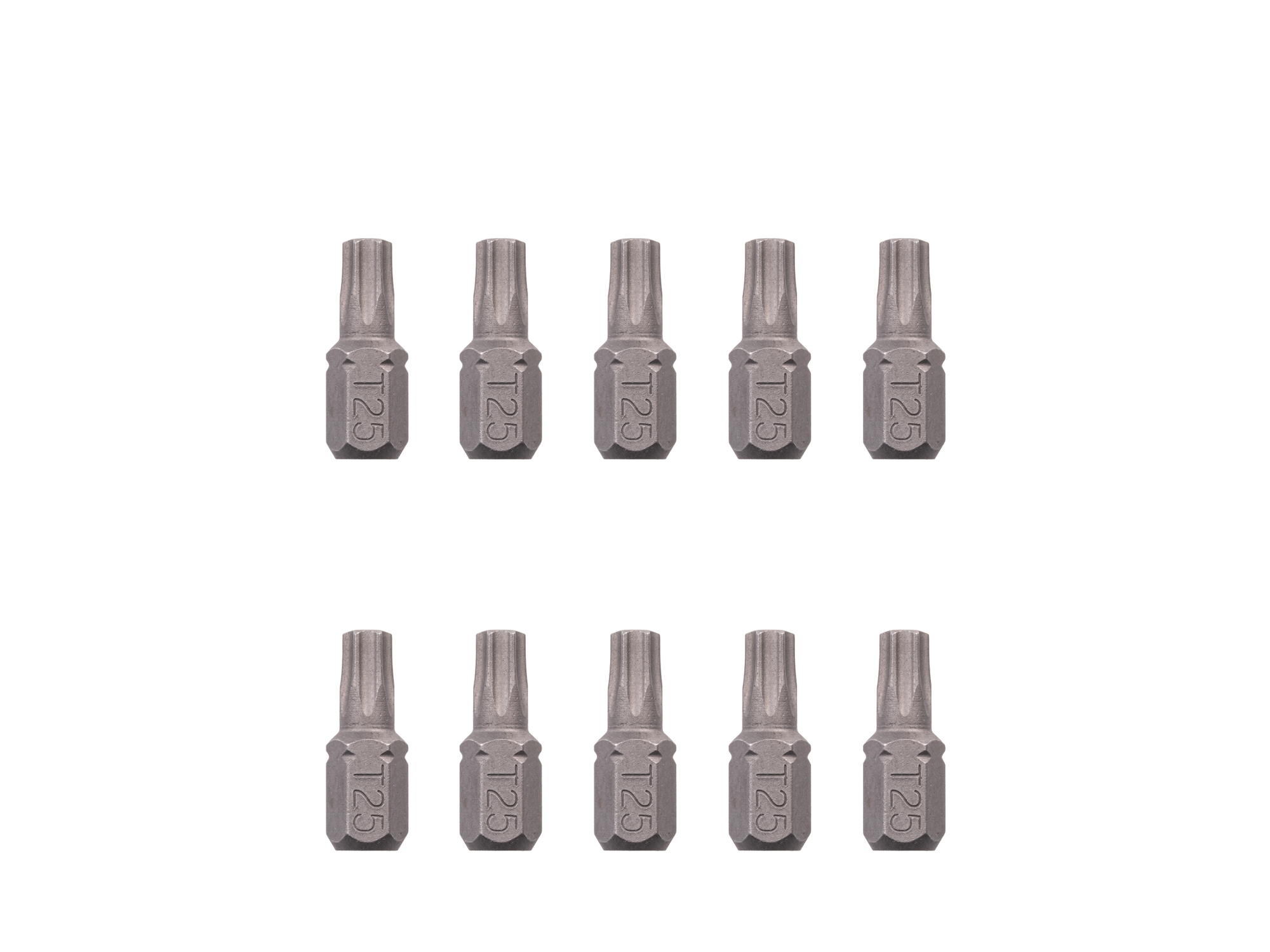 T25 Star Insert Bits, 0.75 in. Length (10-Pack) | TEKTON