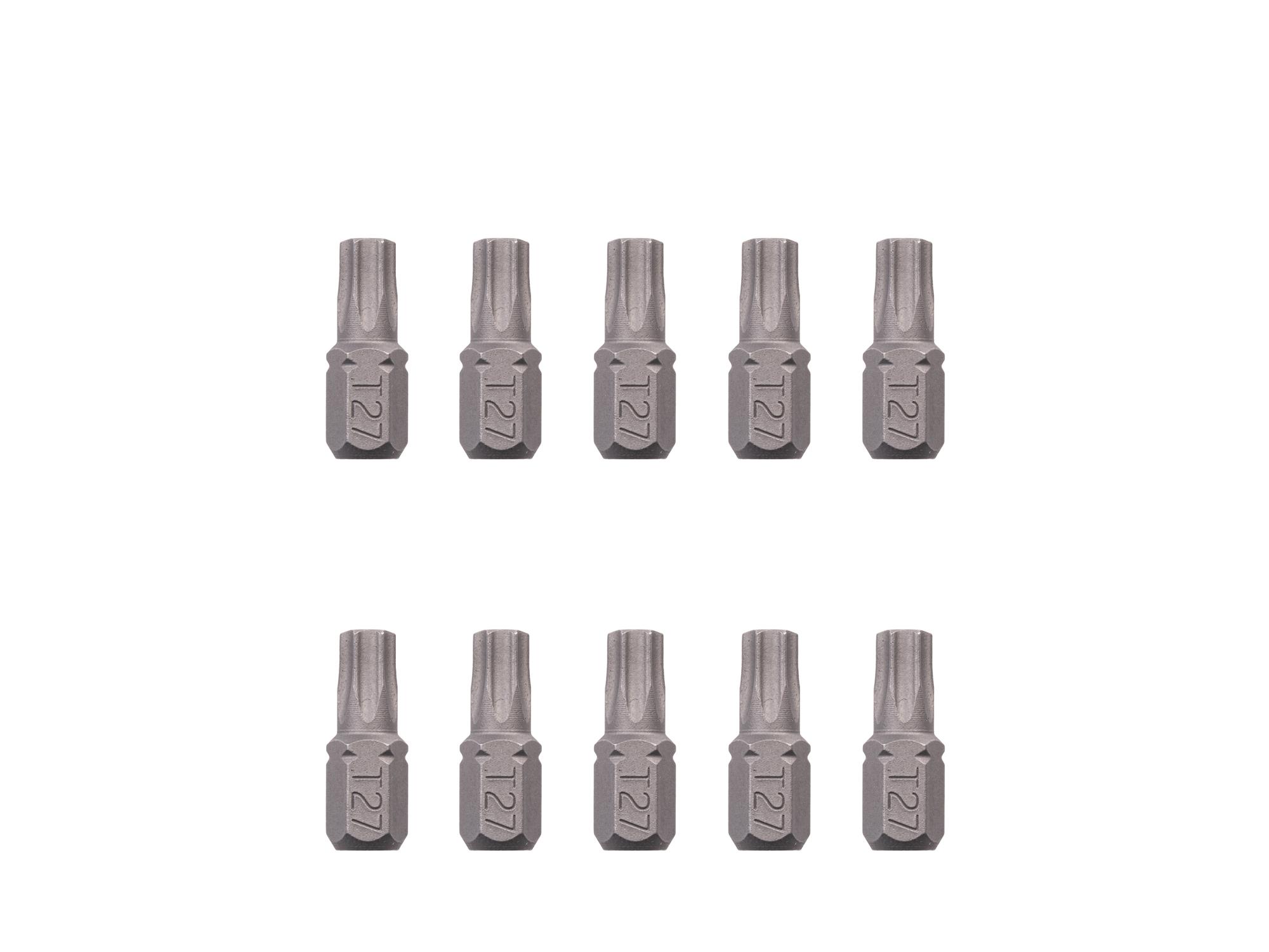 TEKTON T27 Star Insert Bits, 0.75 Inch Length (10-Pack) - 1/4 in. Hex Shank