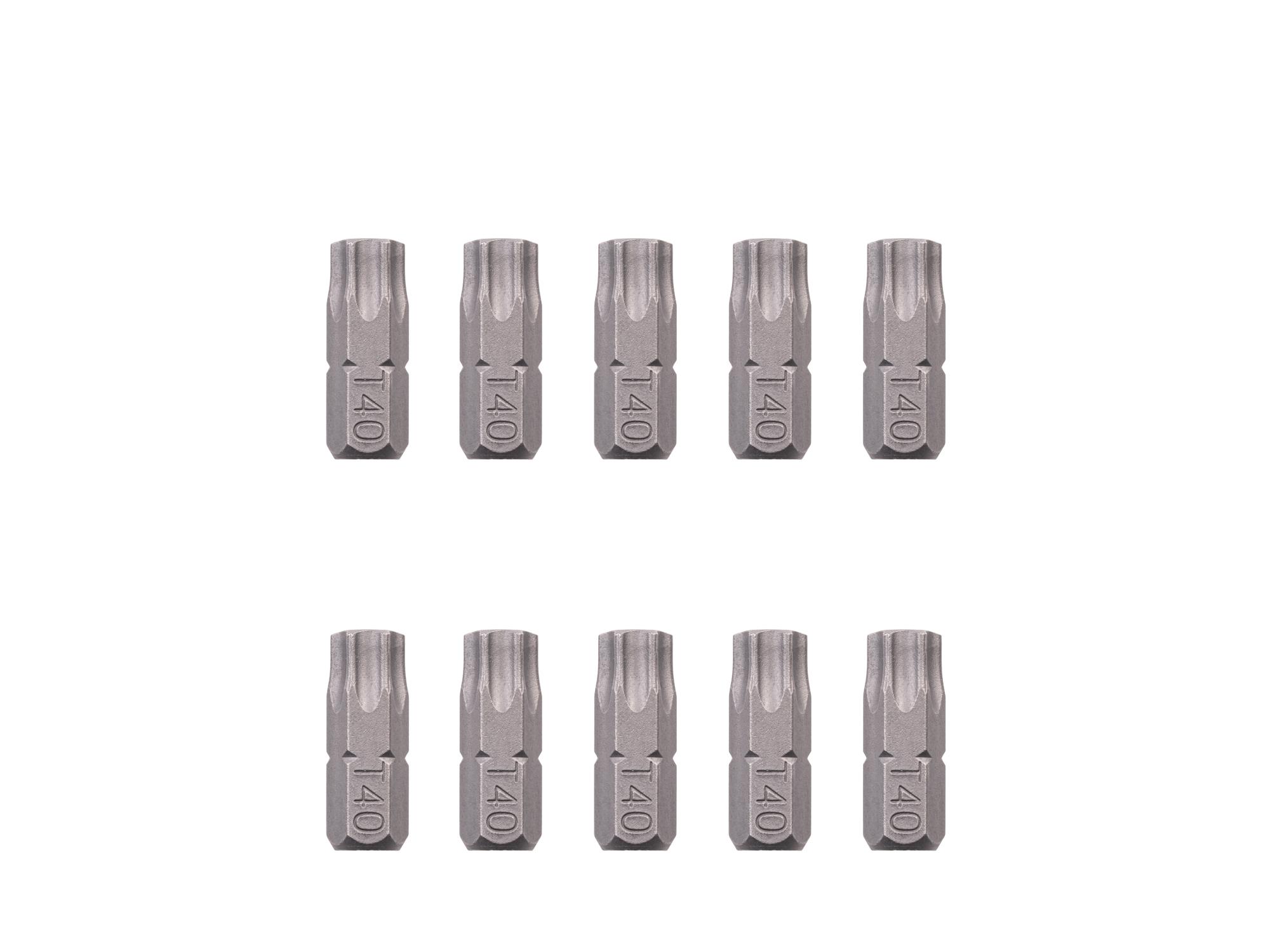 TEKTON T40 Star Insert Bits, 0.75 Inch Length (10-Pack) - 1/4 in. Hex Shank