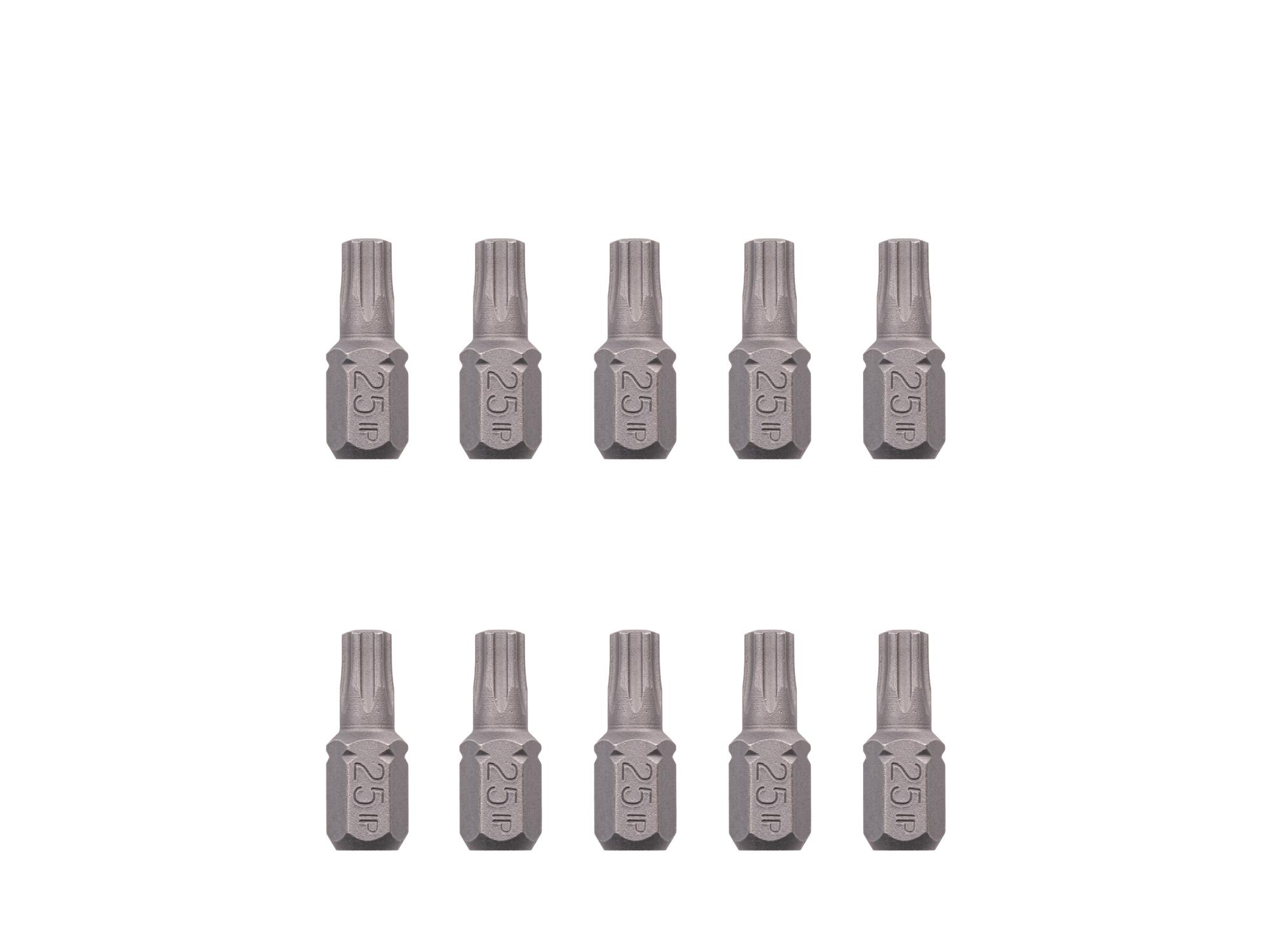 TEKTON 25IP Star Plus Insert Bits, 0.75 Inch Length (10-Pack) - 1/4 in. Hex Shank
