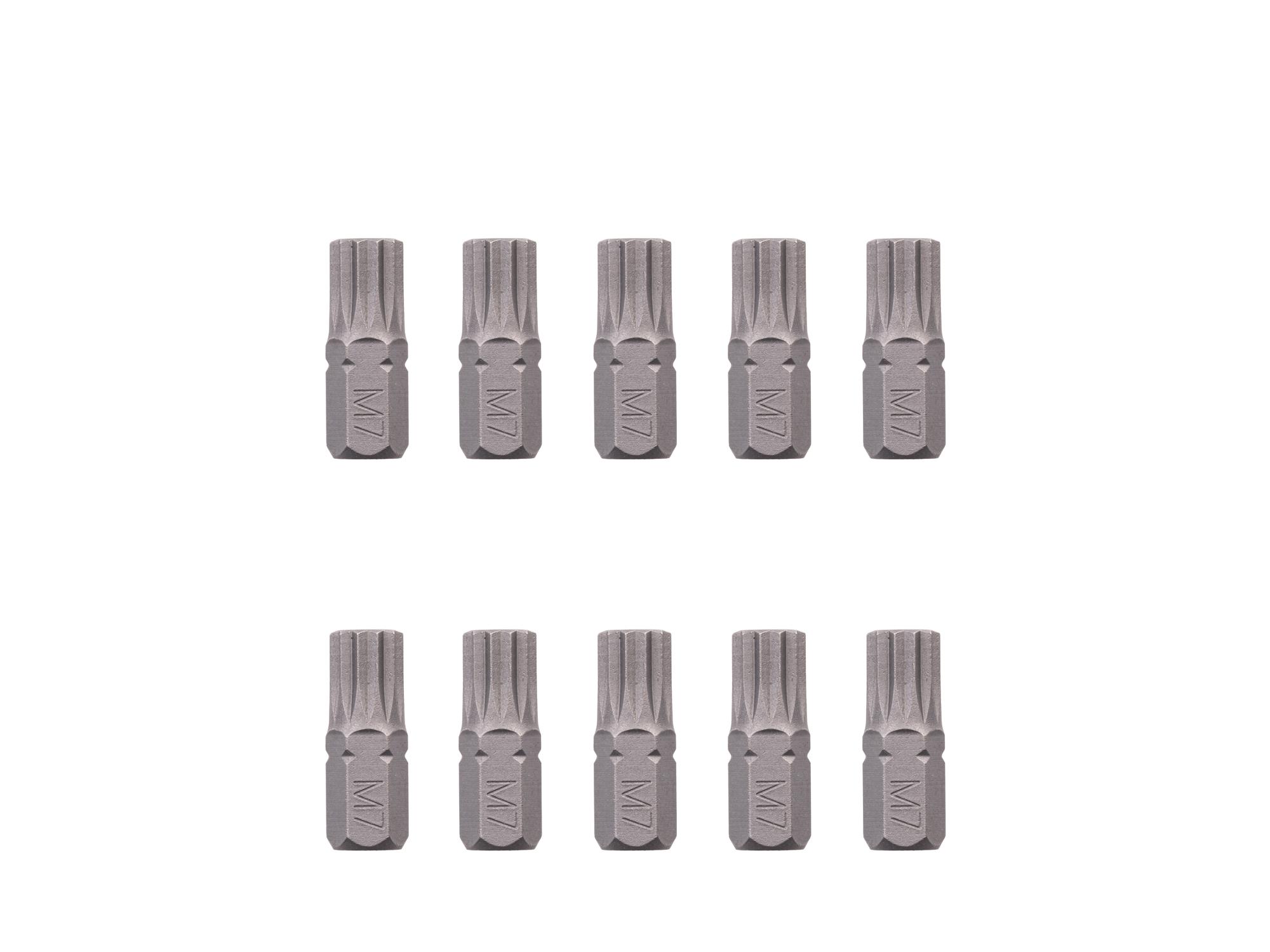 TEKTON M7 Triple Square Insert Bits, 0.75 Inch Length (10-Pack) - 1/4 in. Hex Shank