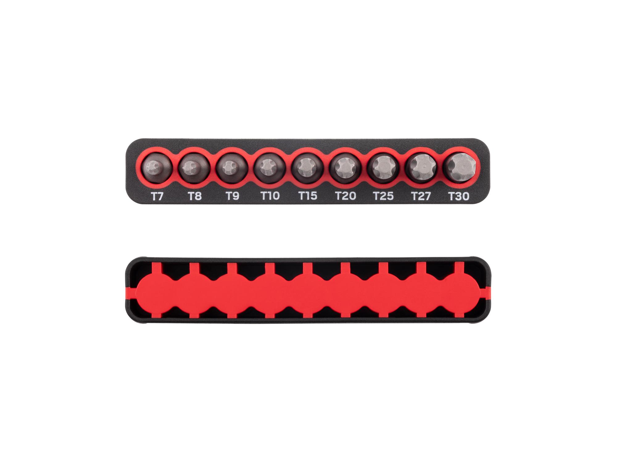 Side view of Tekton rail bit set. Item #DZT93001