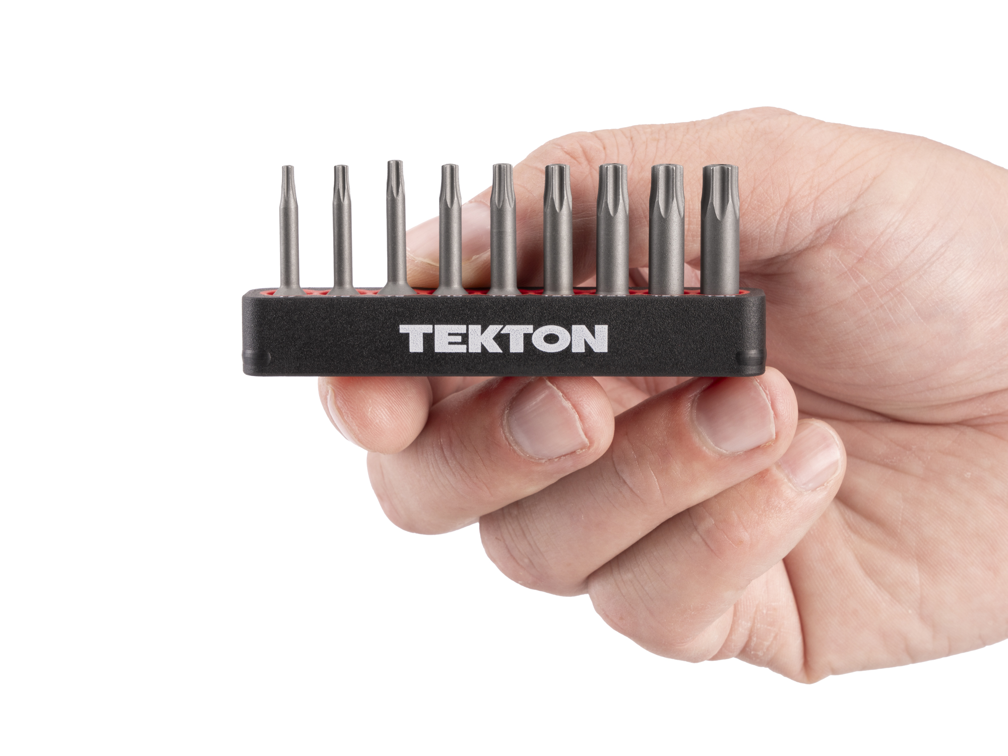 Tamper Star Bit Set, 1.18 in. Length, 9-Piece (T7 - T30) | TEKTON