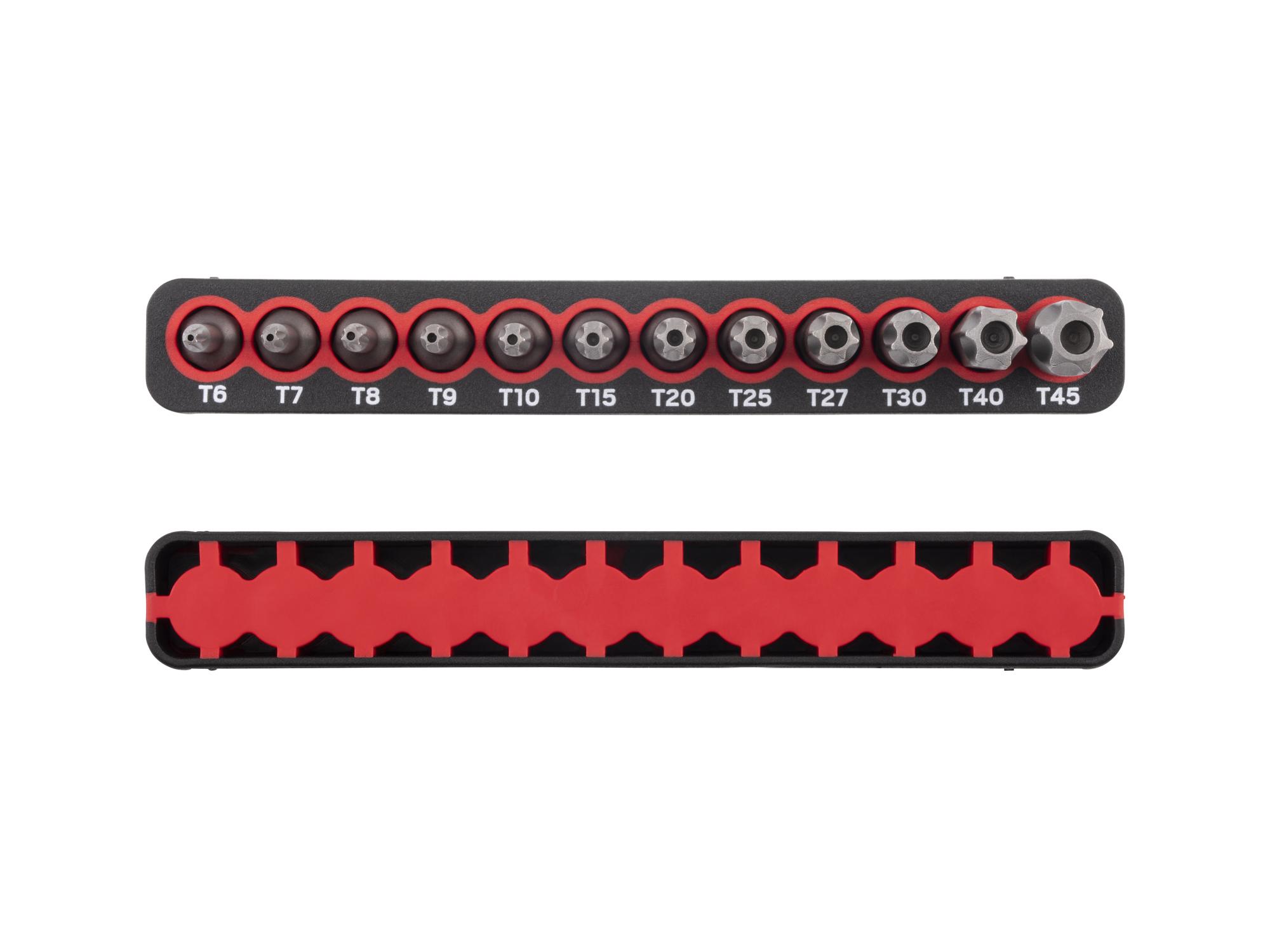 Side view of Tekton rail bit set. Item #DZT93004
