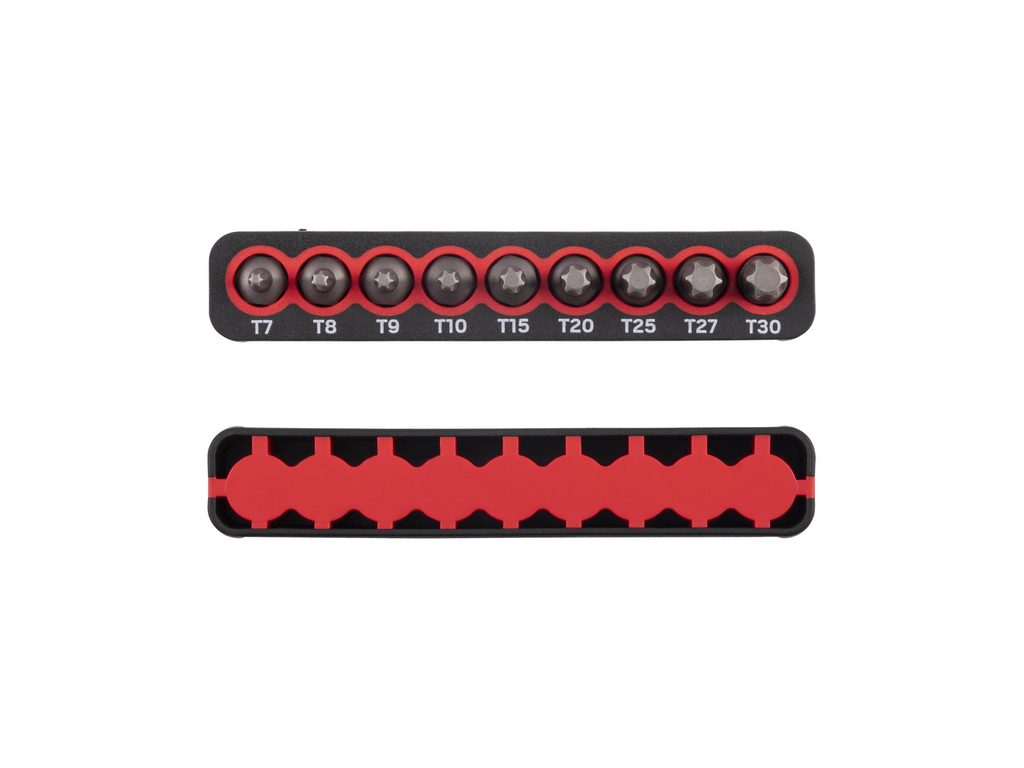 Side view of Tekton rail bit set. Item #DZT93006