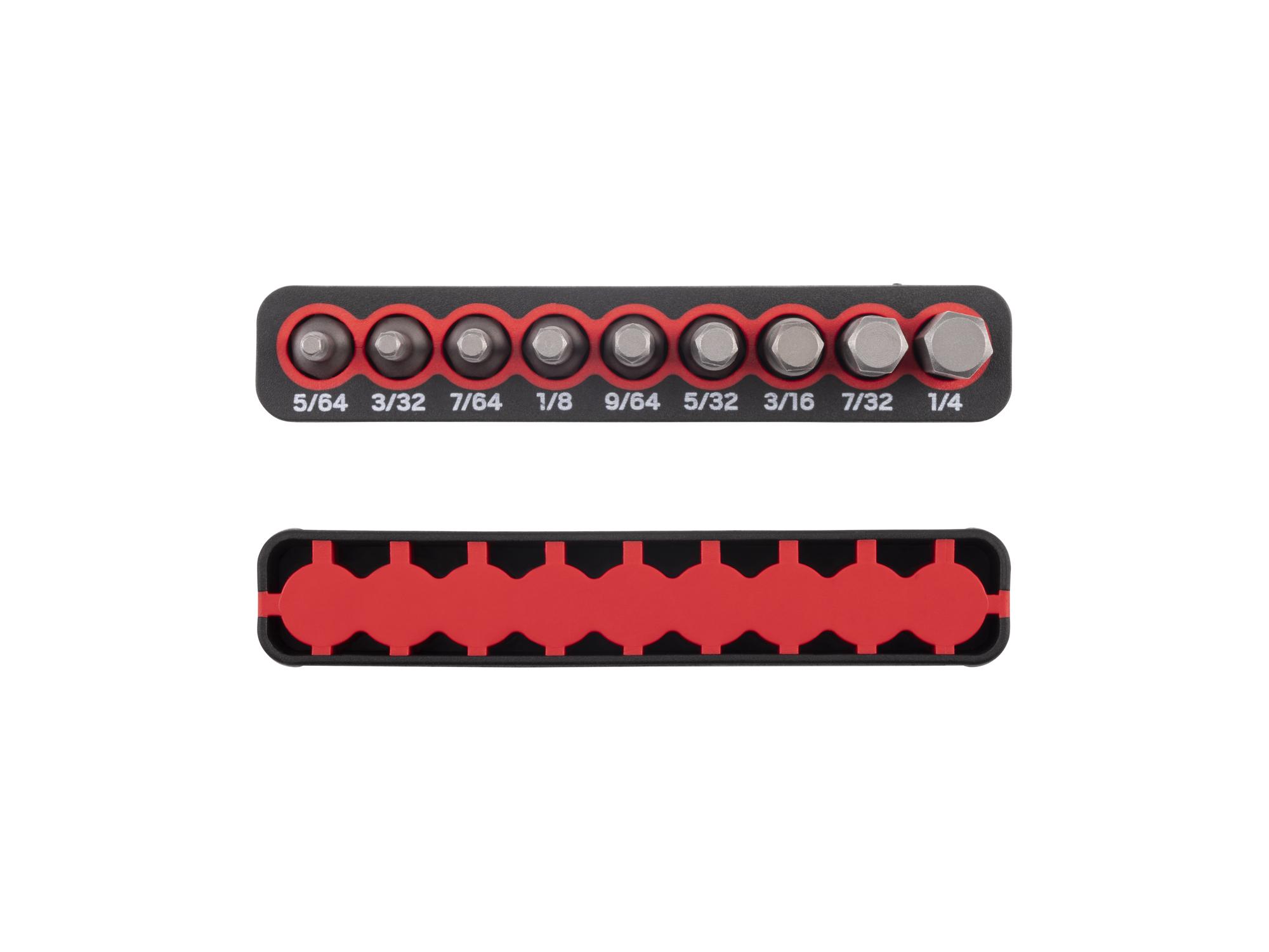 Side view of Tekton rail bit set. Item #DZX93001