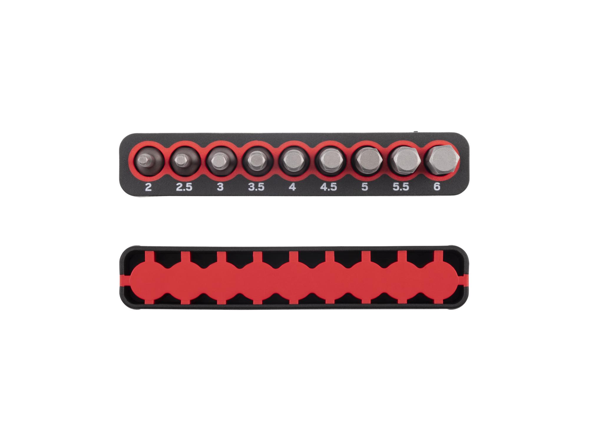 Side view of Tekton rail bit set. Item #DZX93002