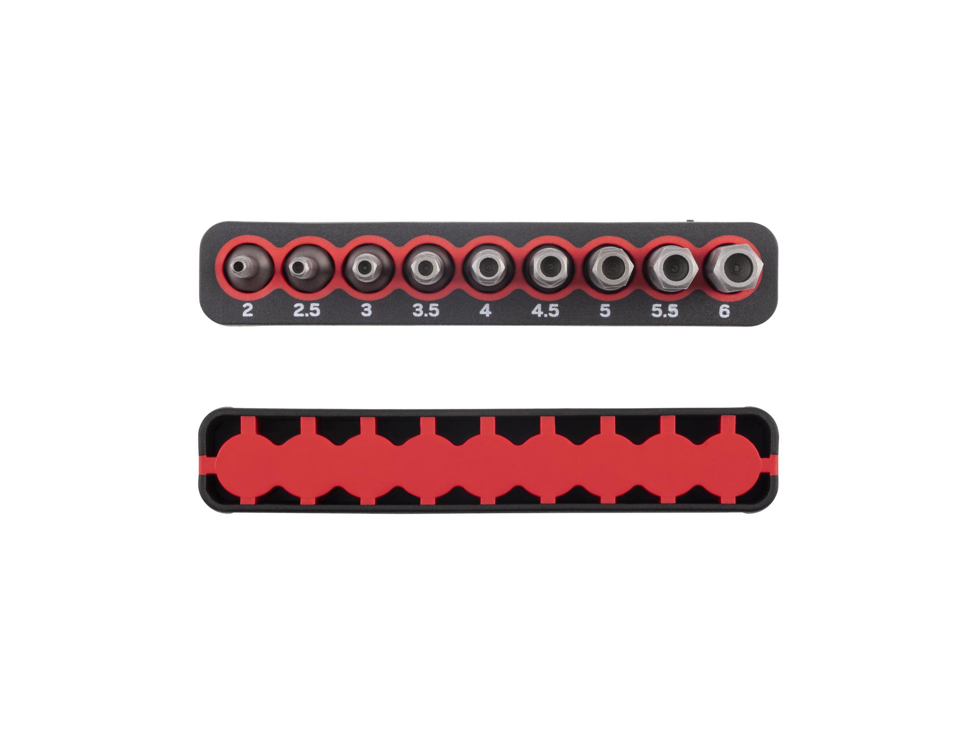 Side view of Tekton rail bit set. Item #DZX93004