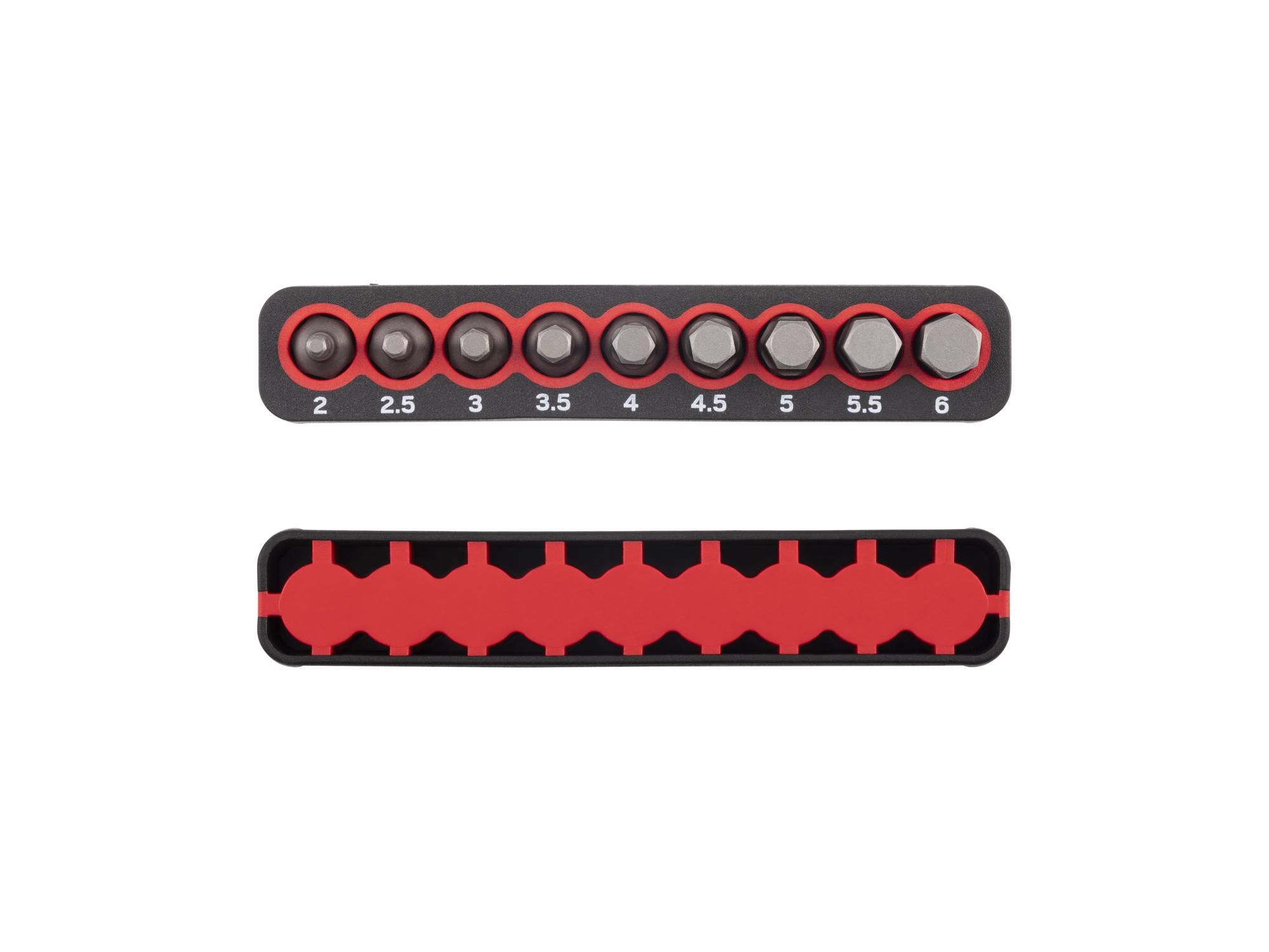 Side view of Tekton rail bit set. Item #DZX93014