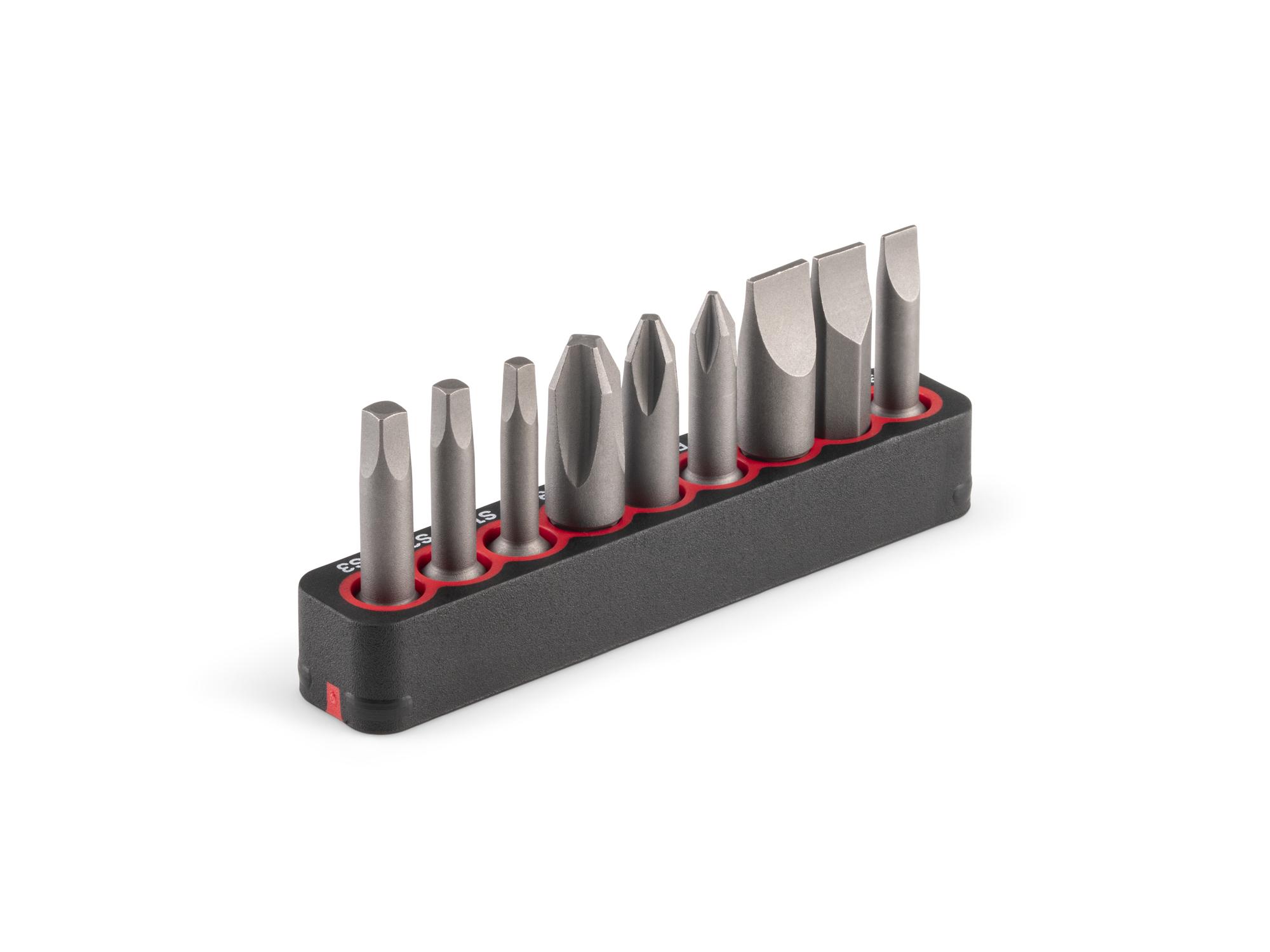 Back angle view of Tekton rail bit set. Item #DZZ93001