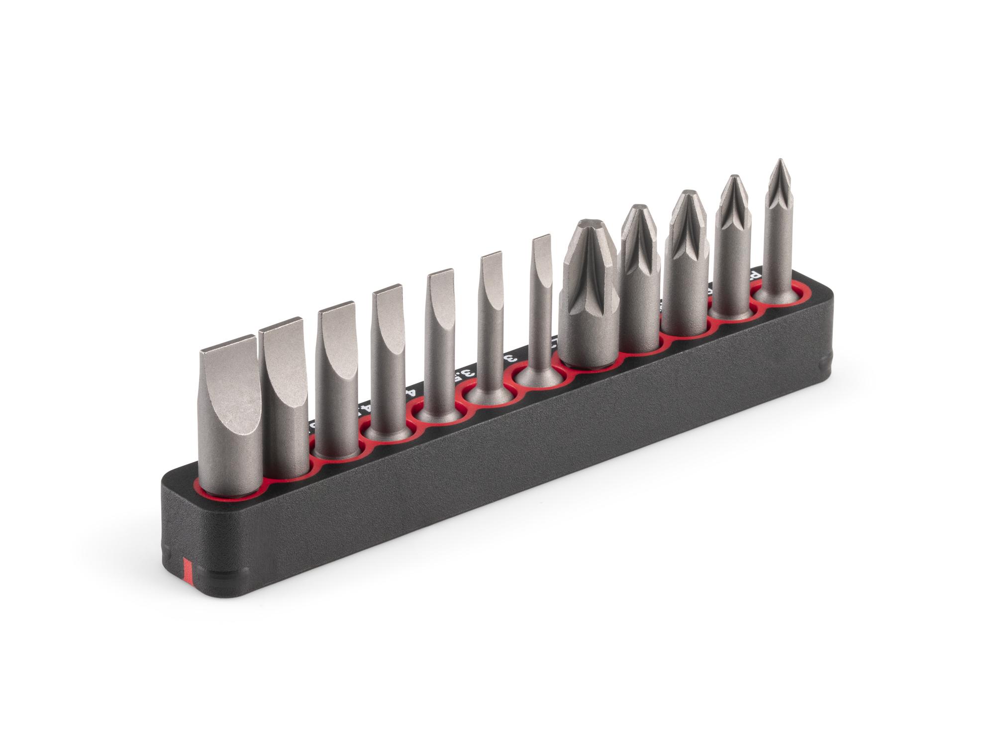 Back angle view of Tekton rail bit set. Item #DZZ93006